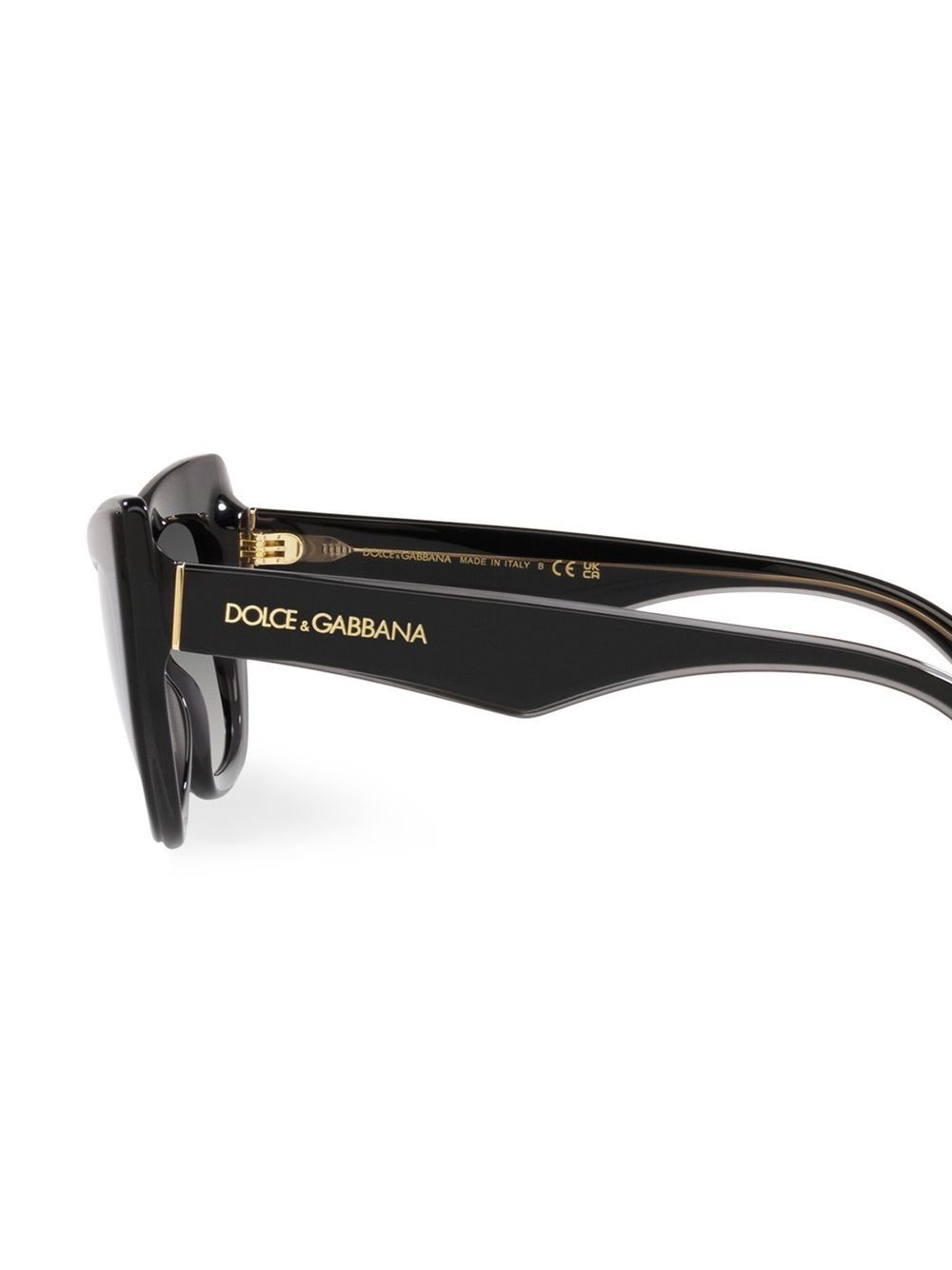 logo-plaque cat-eye sunglasses - 3