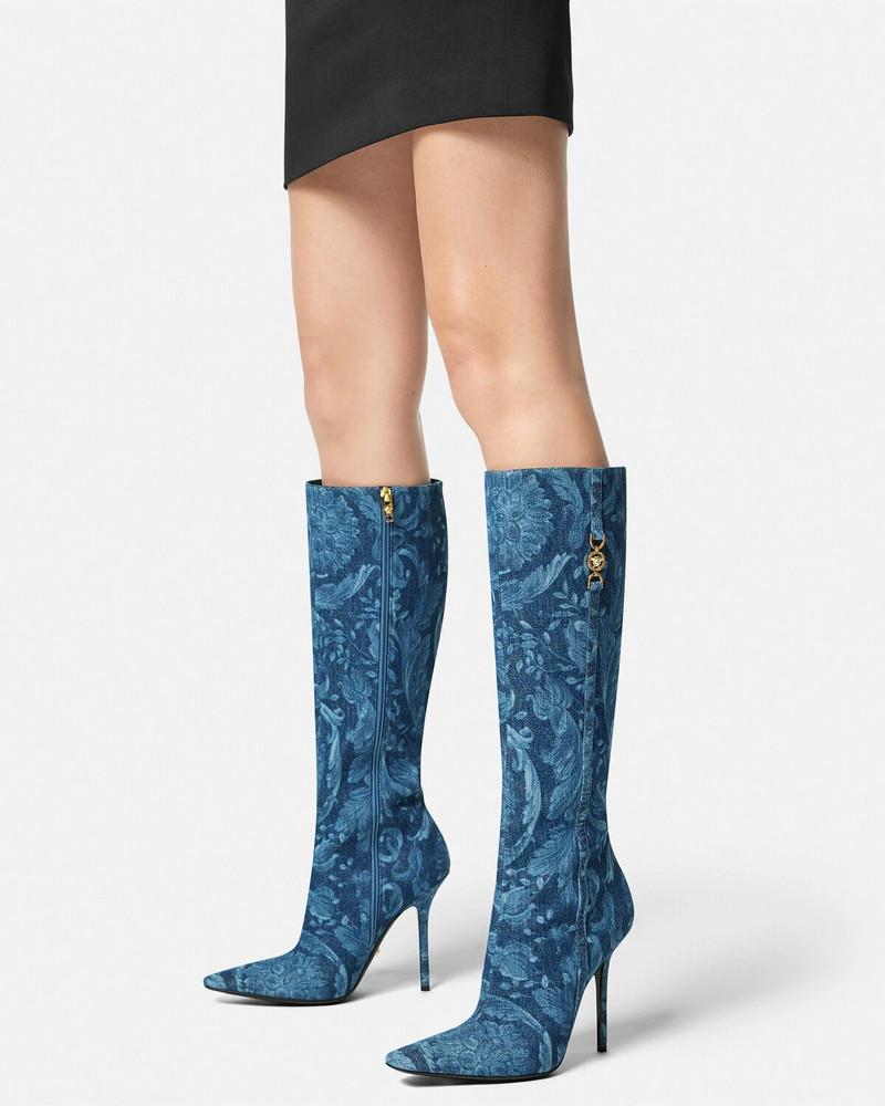 Medusa '95 Barocco Knee-High Boots 110 mm 3