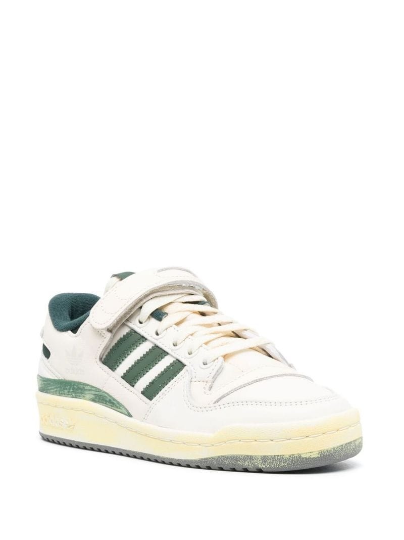 logo-print low-top sneakers - 2