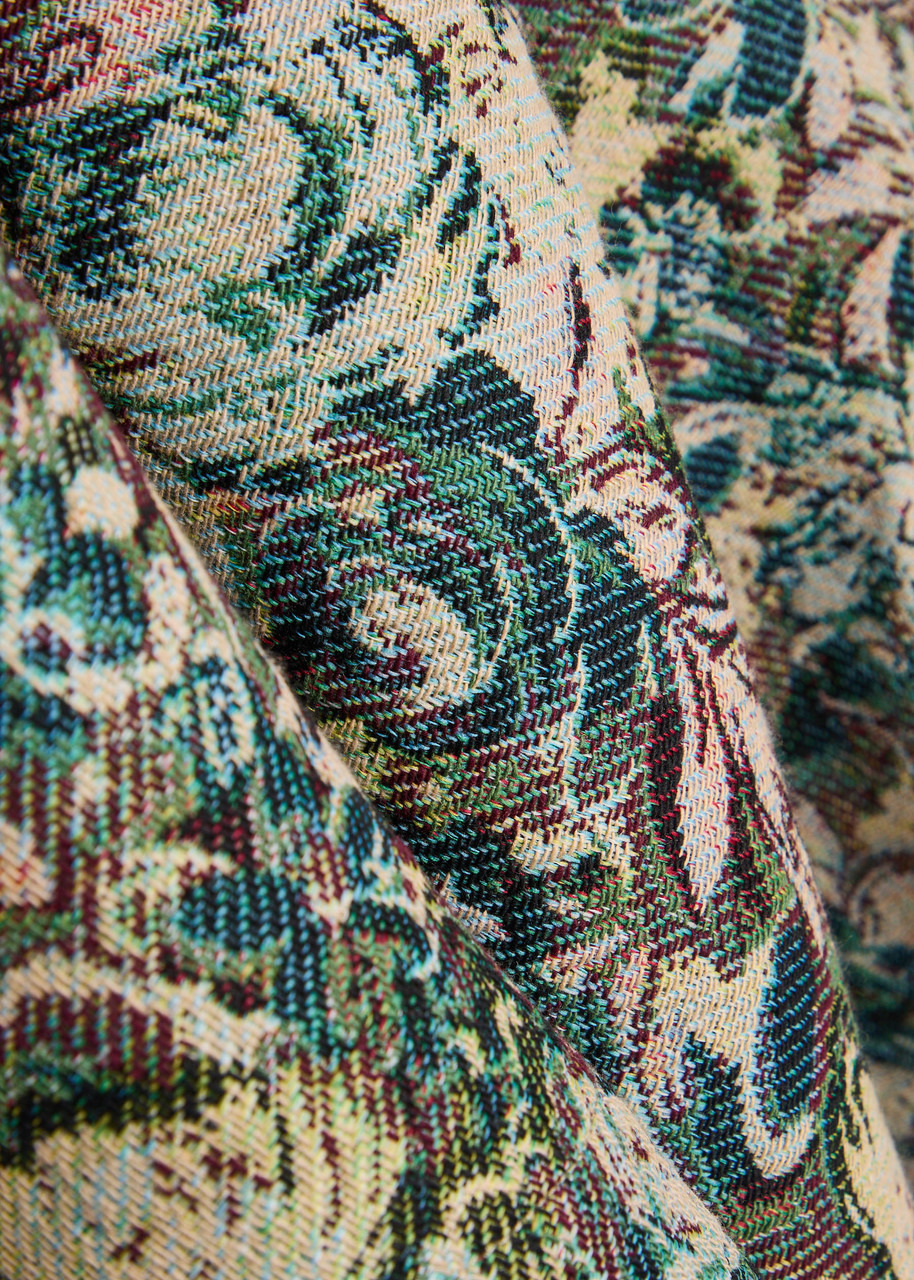 Ganni Tapestry Patterned-jacquard Woven Mini Circle Skirt - 5
