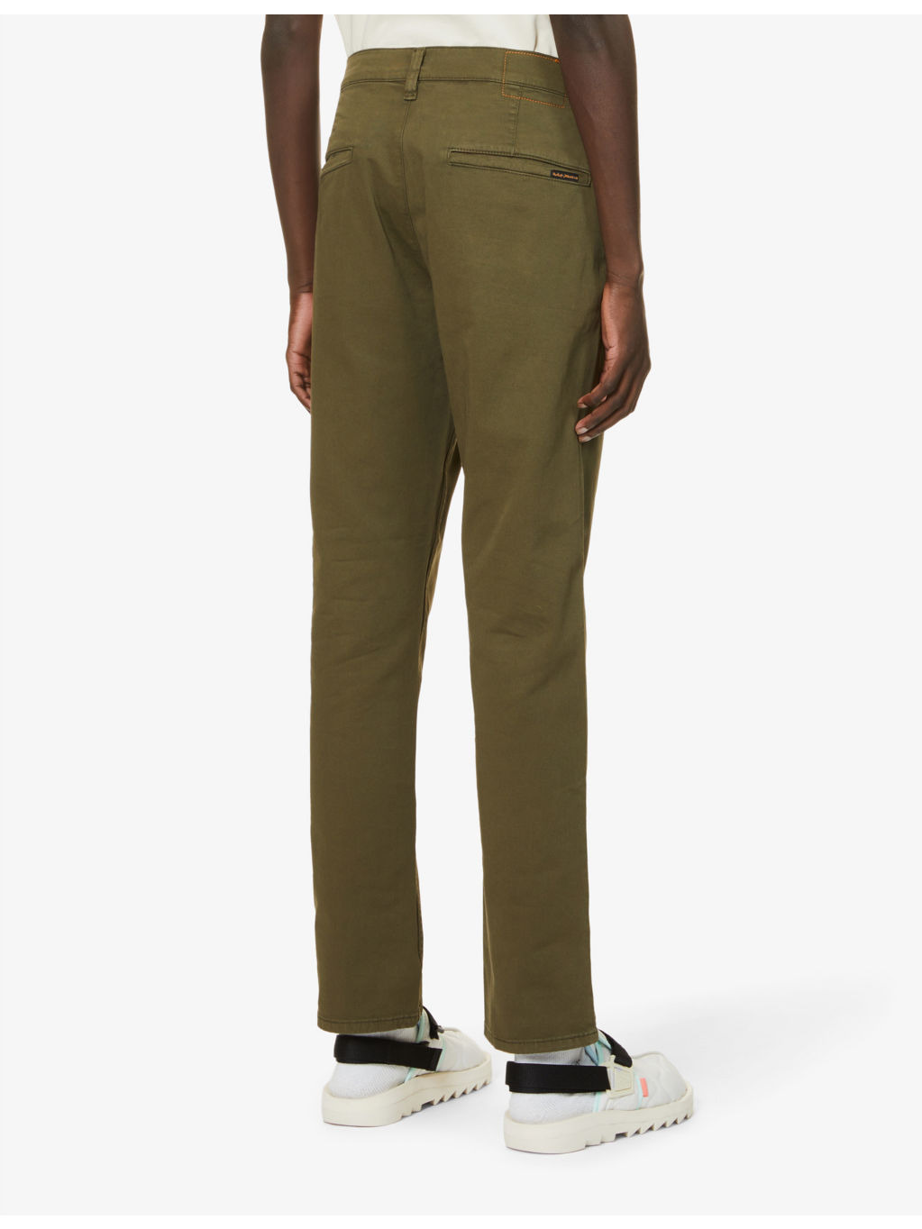 Easy Alvin regular-fit organic stretch-cotton trousers - 4