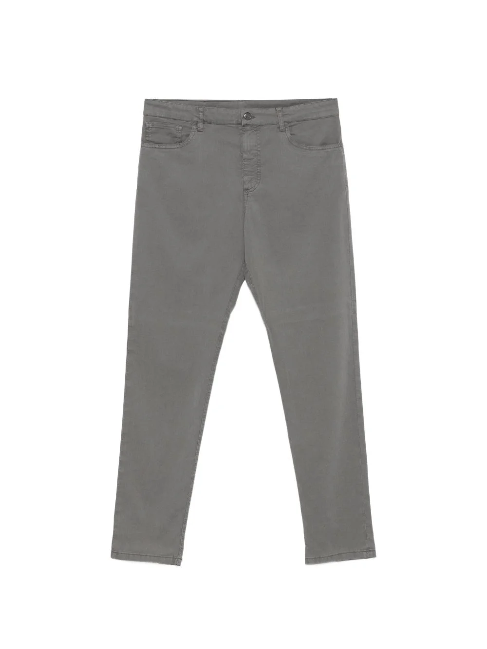 logo-patch five-pocket trousers - 1