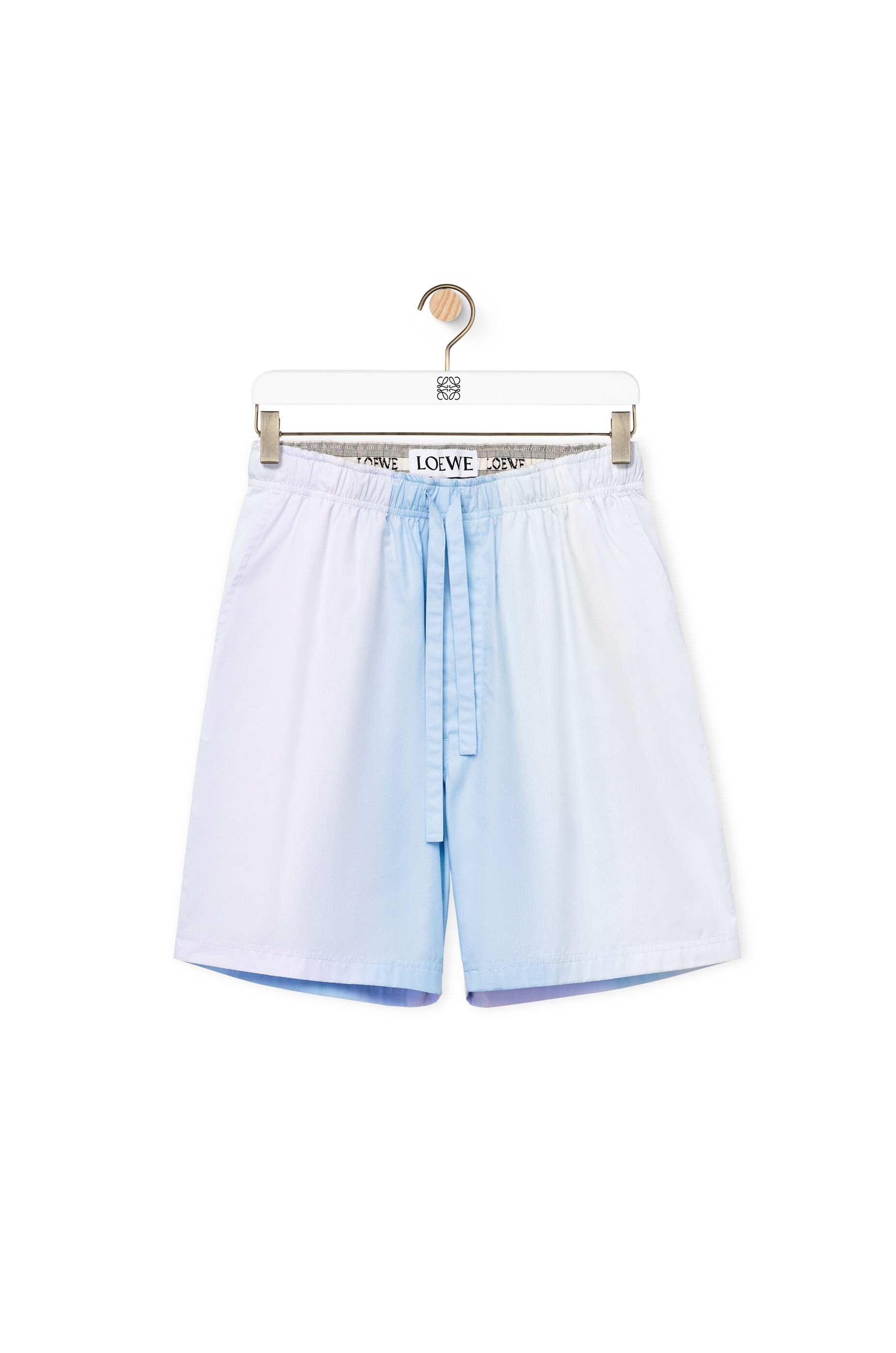 Shorts in striped cotton - 1