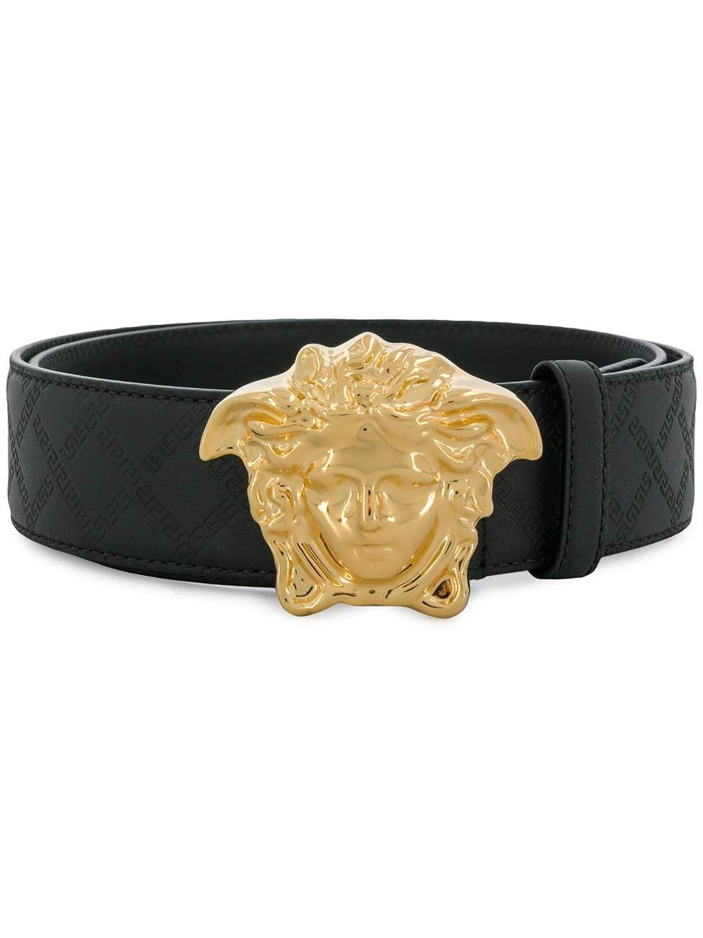 logo-buckle belt - 1