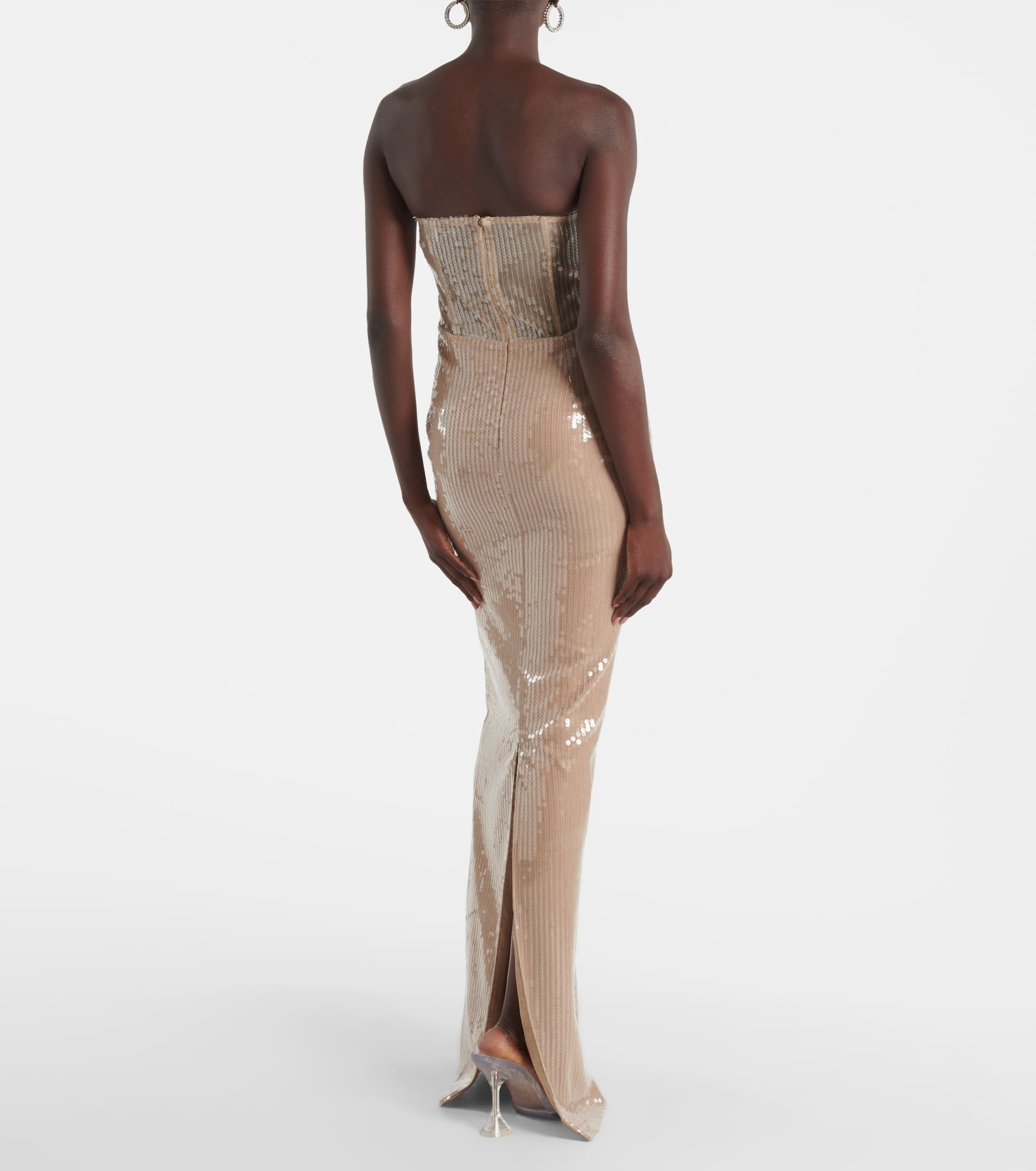 Tara sequined bustier dress - 3