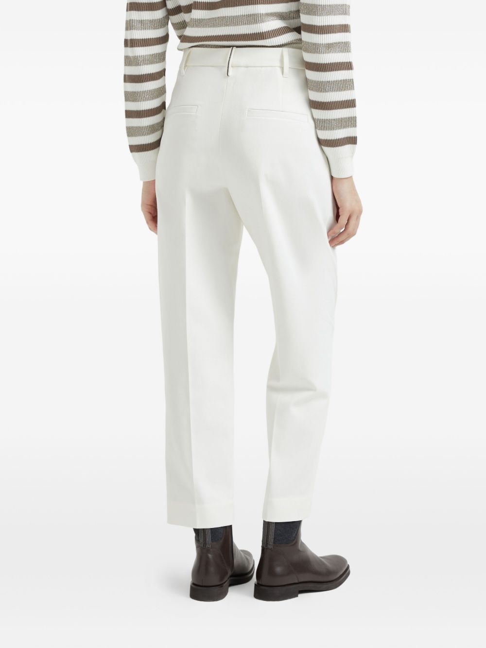 Slouchy cropped trousers - 4