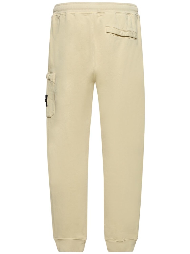 Brushed cotton sweatpants - 5