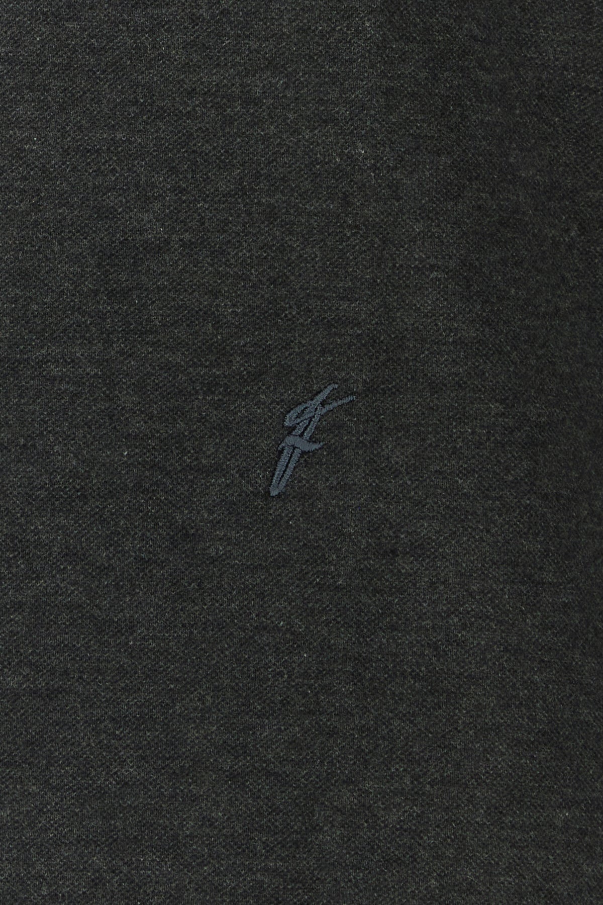 Graphite cotton blend polo shirt - 3