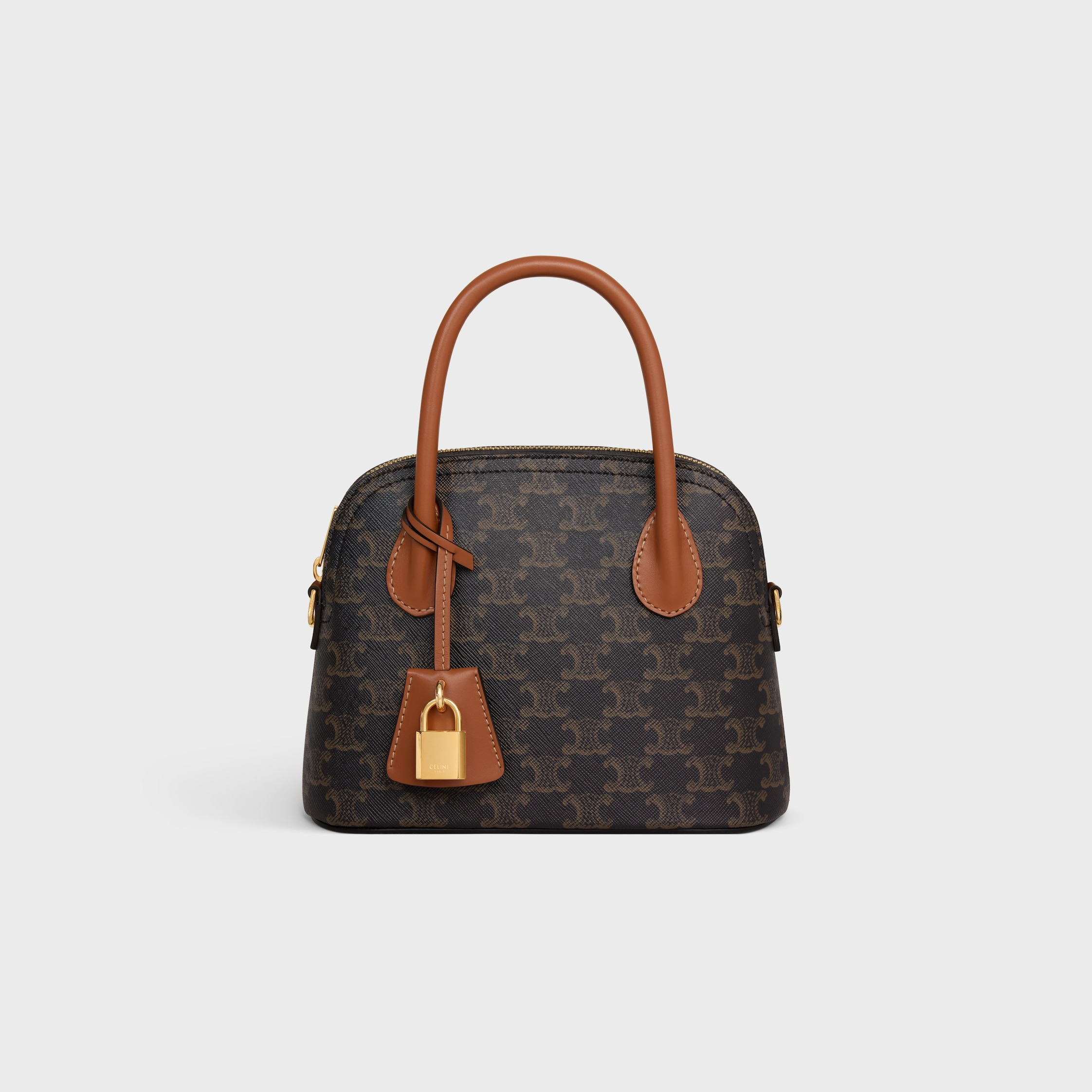 TEEN HONORINE BAG IN Triomphe Canvas and Calfskin - 1