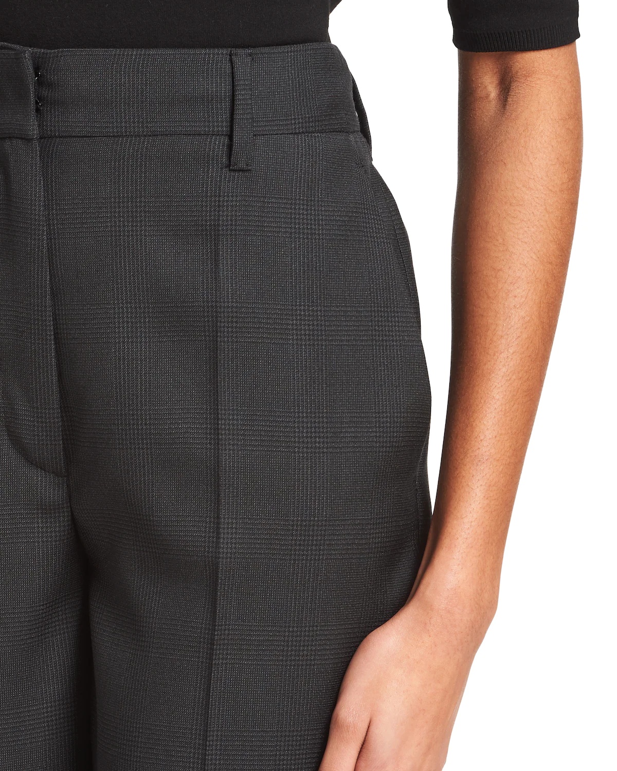 Prince of Wales check mouliné joggers - 5