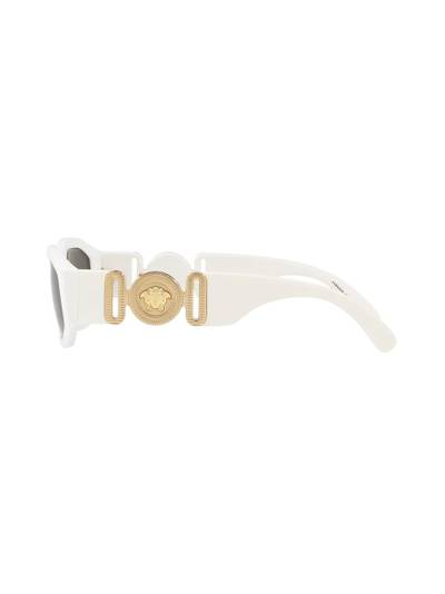 VERSACE Hexad Signature square-frame sunglasses outlook