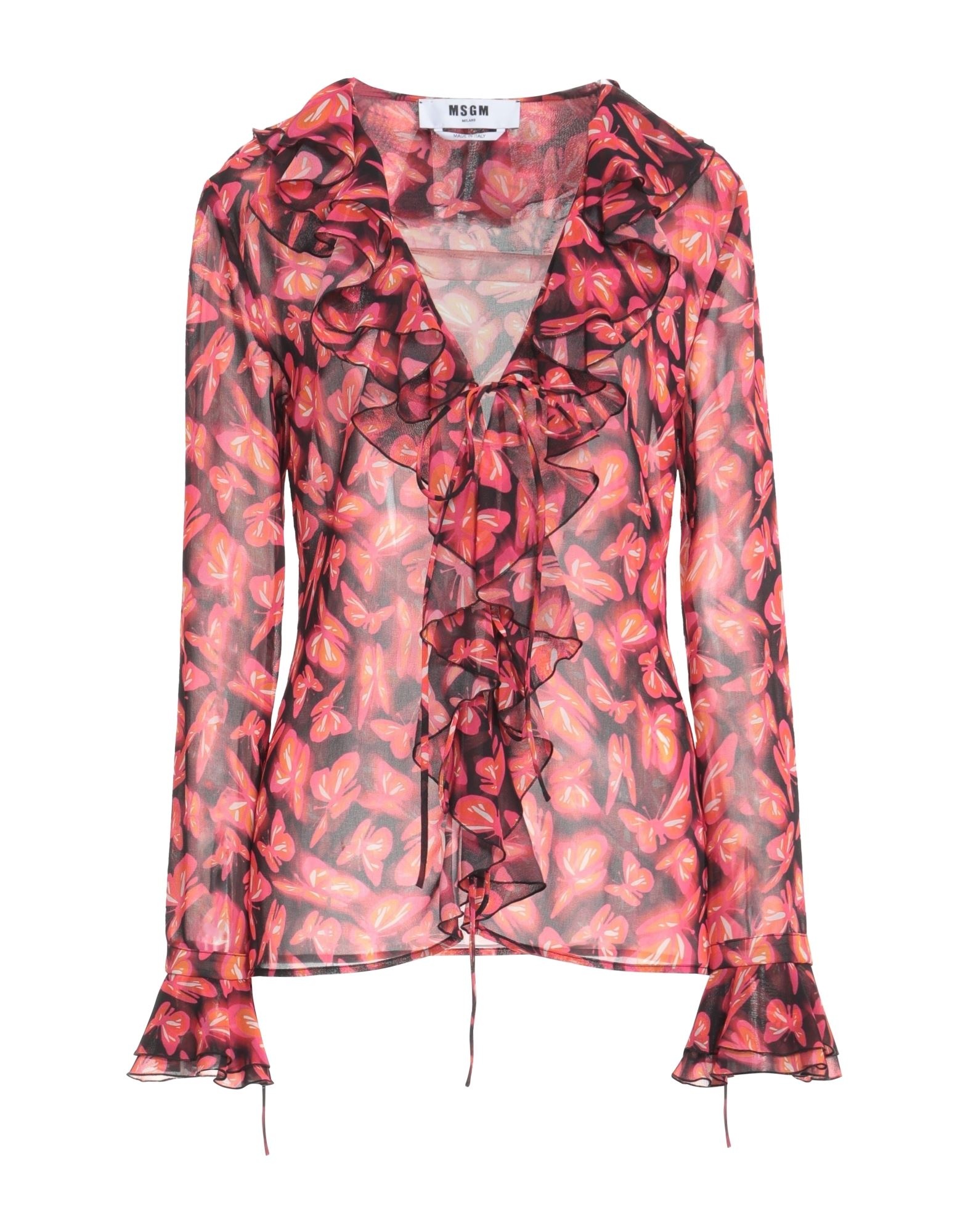 Fuchsia Women's Patterned Shirts & Blouses - 1