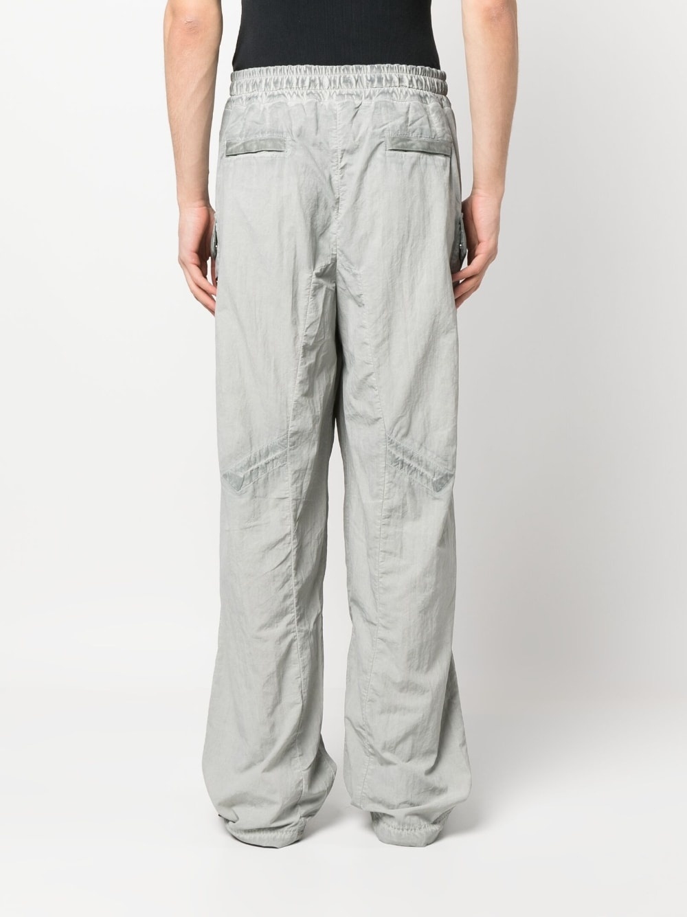 faded-effect cargo trousers - 4