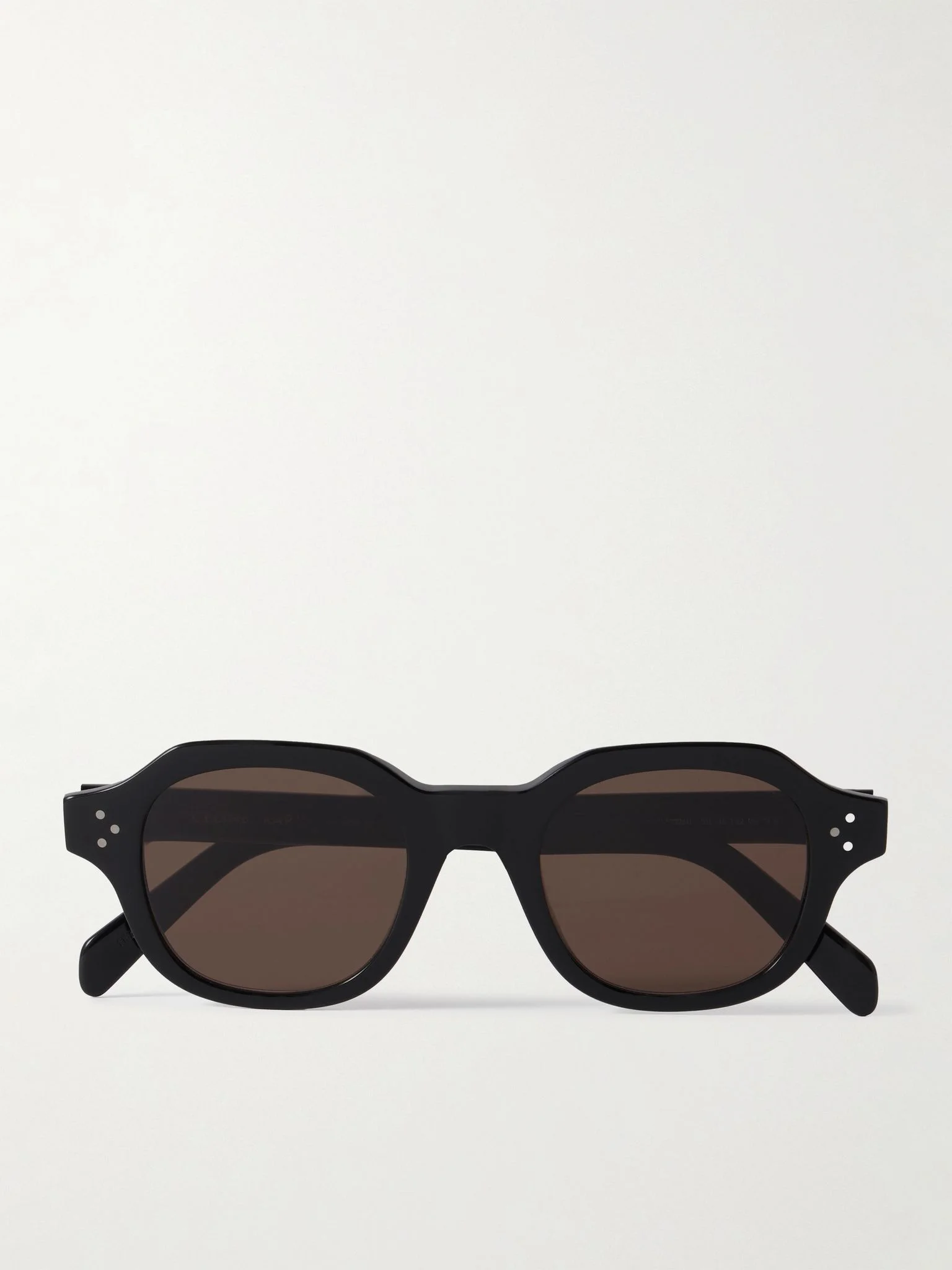 D-frame acetate sunglasses Black - 1