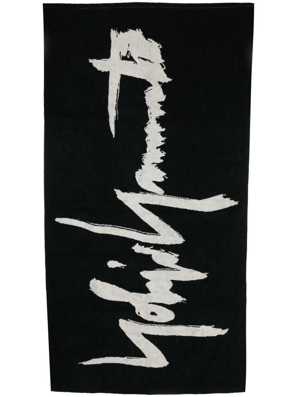 logo print towel - 3
