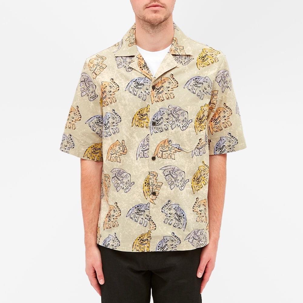 Acne Studios Simon Elephant Print Vacation Shirt - 4