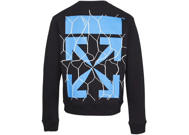 Off-White OFF-WHITE Fence Arrows Sweatshirt Black/Blue outlook