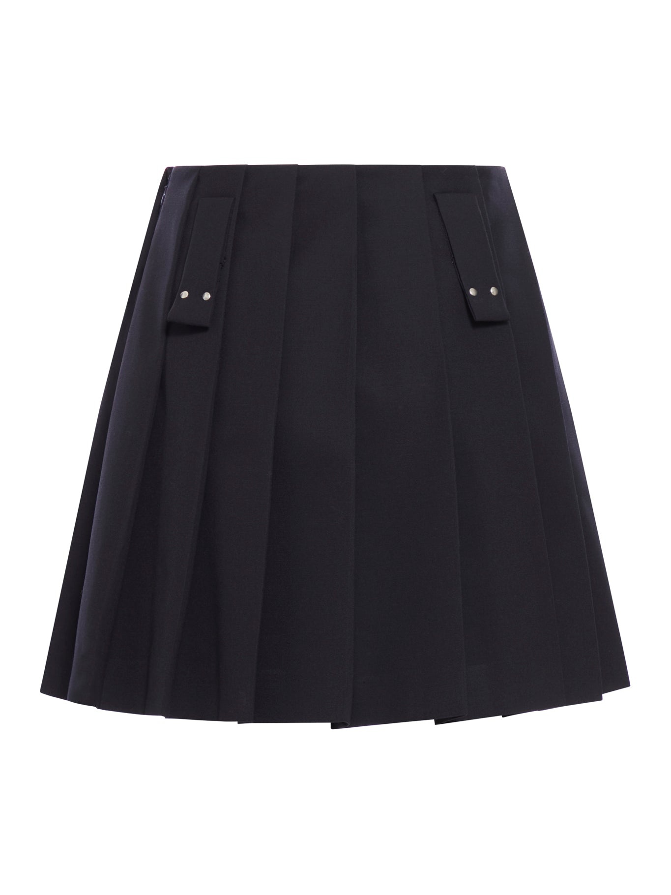 PLEATED WOOL SKIRT - 2
