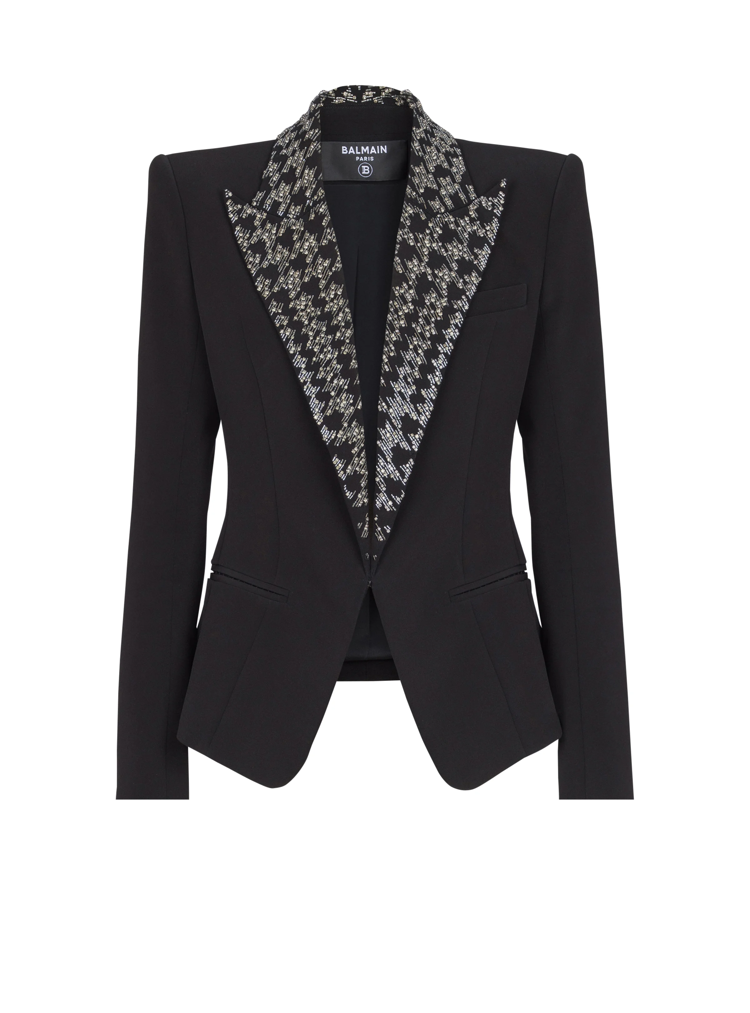 Embroidered 6-buttons jacket - 1