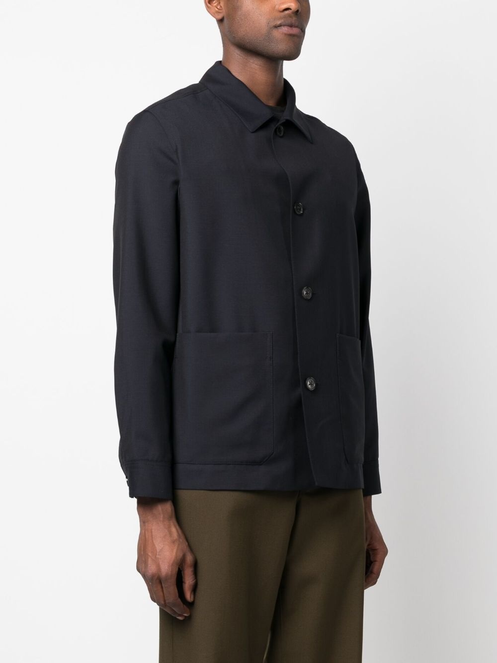 button-up shirt jacket - 3
