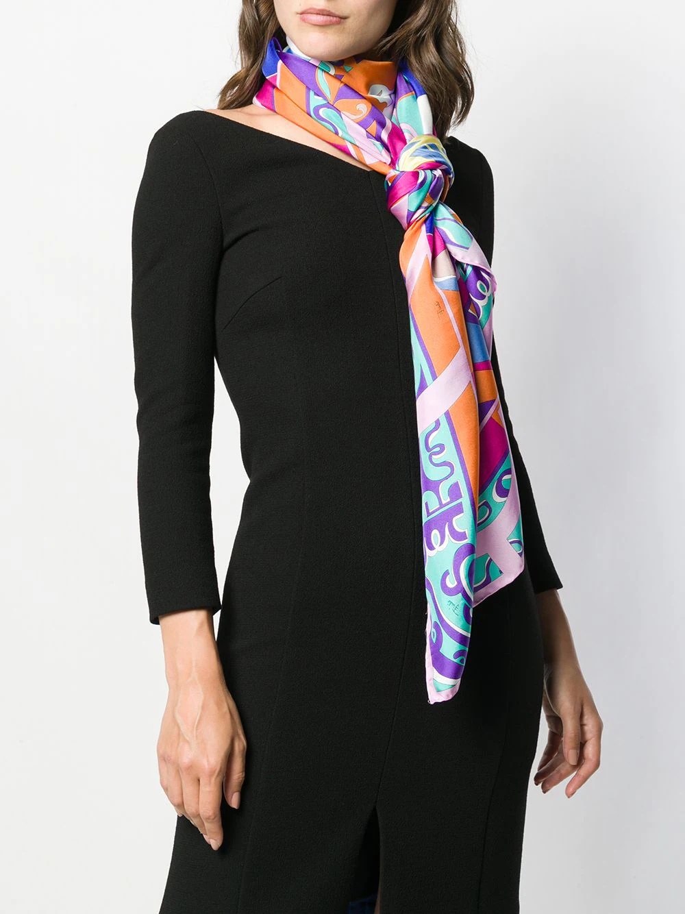 Tahiti Print Silk Stole - 2