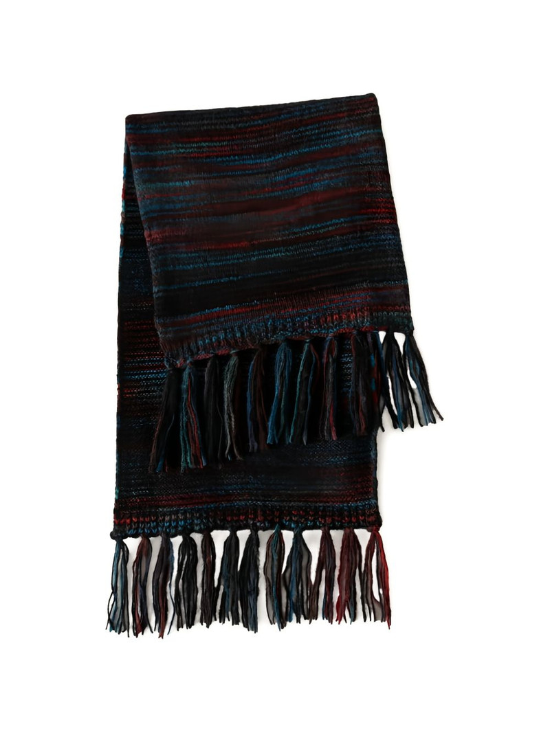Fonda striped fringed scarf 1
