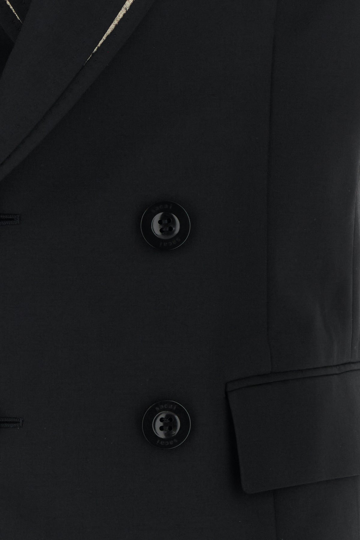 Black polyester blend vest - 3