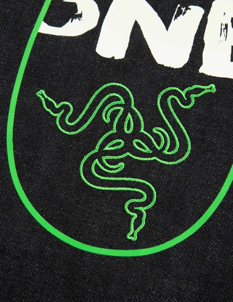 RAZER X EVISU DAICOCK PRINT WITH EMBROIDERY CARROT-FIT JEANS #2017 8