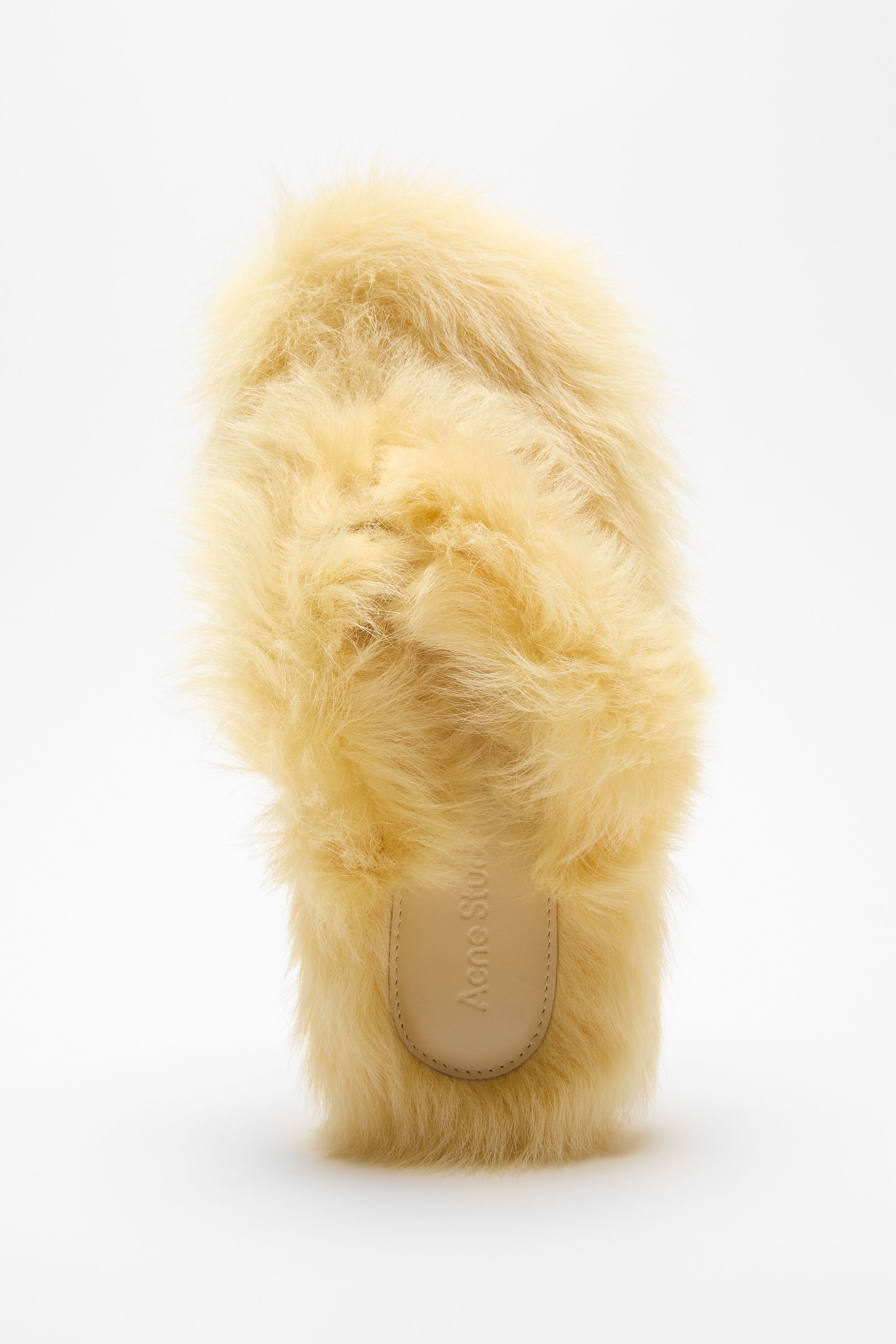 Shearling sandals - Canary yellow - 5