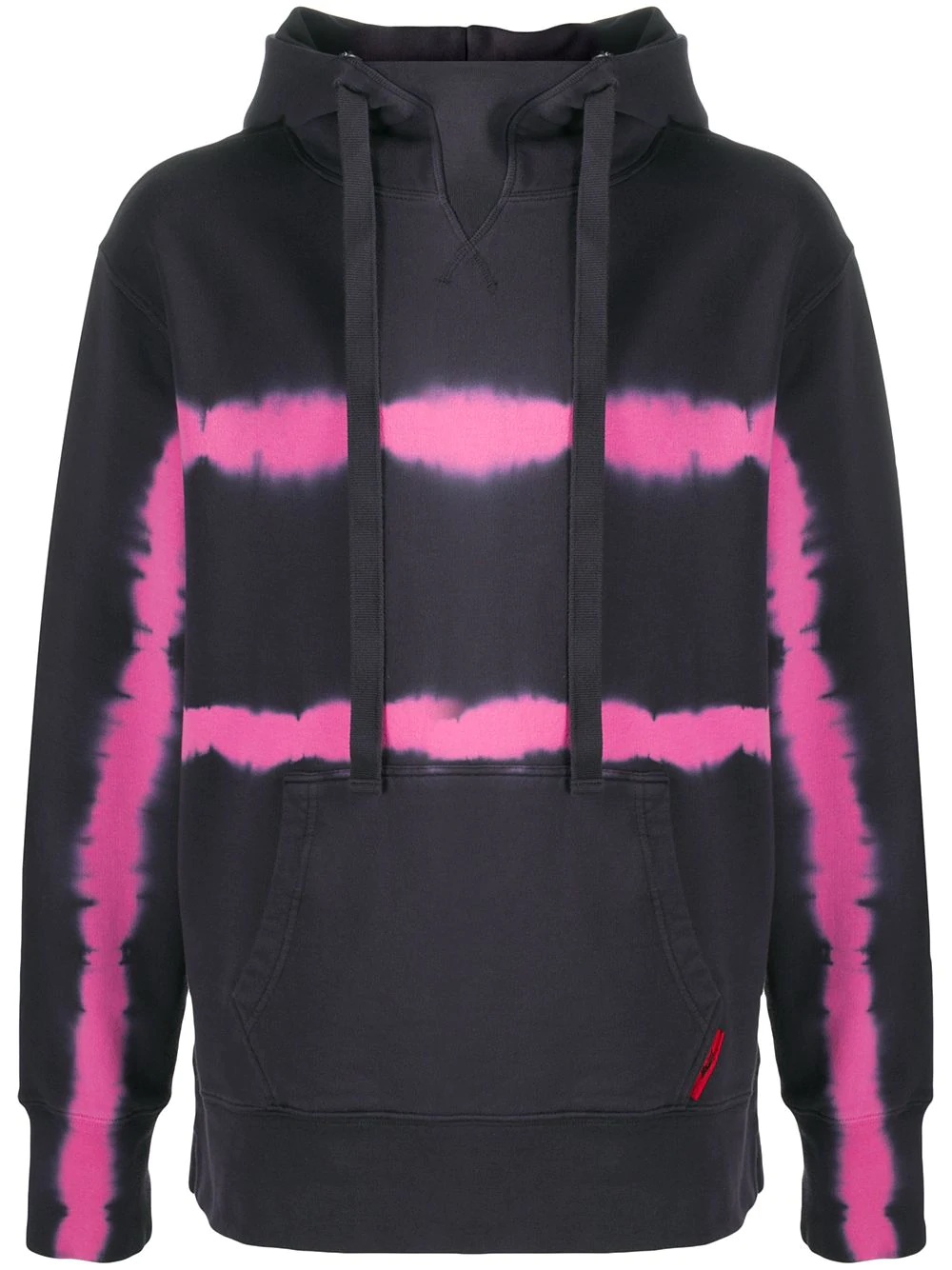 tie-dye print hoodie - 1