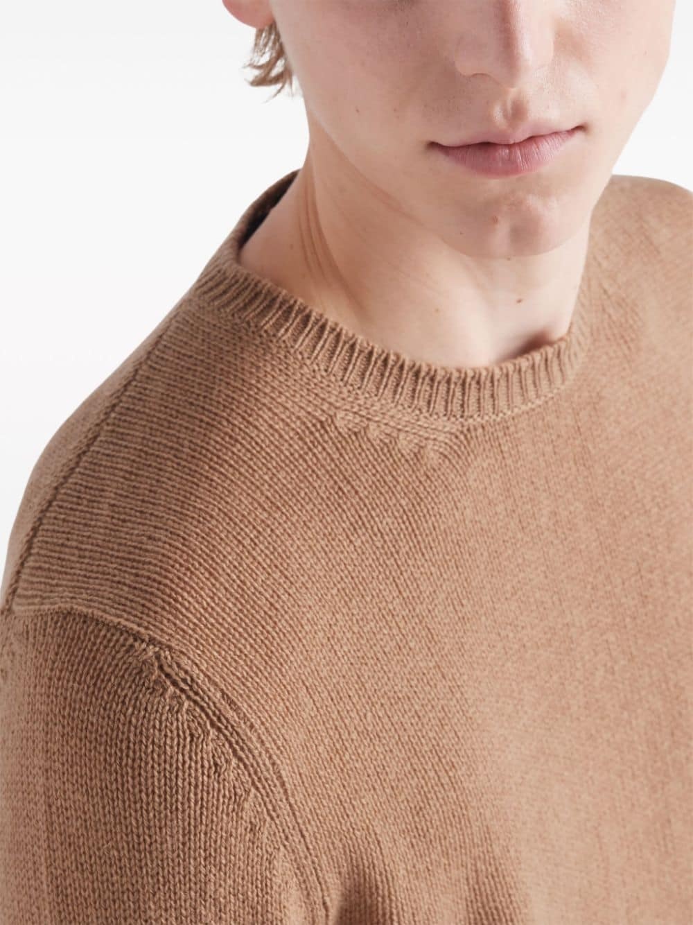 long-sleeve cashmere jumper - 4
