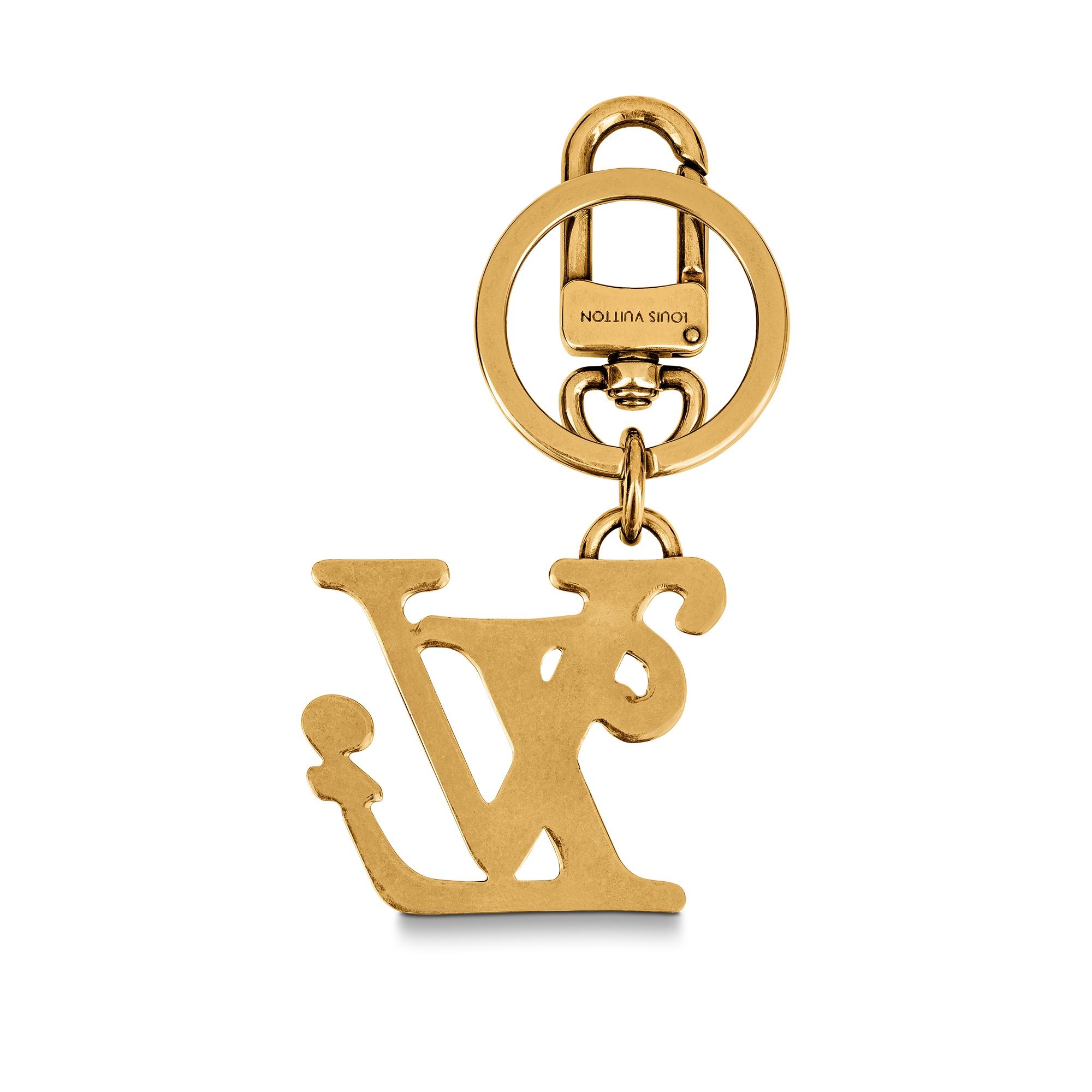 Squared LV Bag Charm & Key Holder - 2