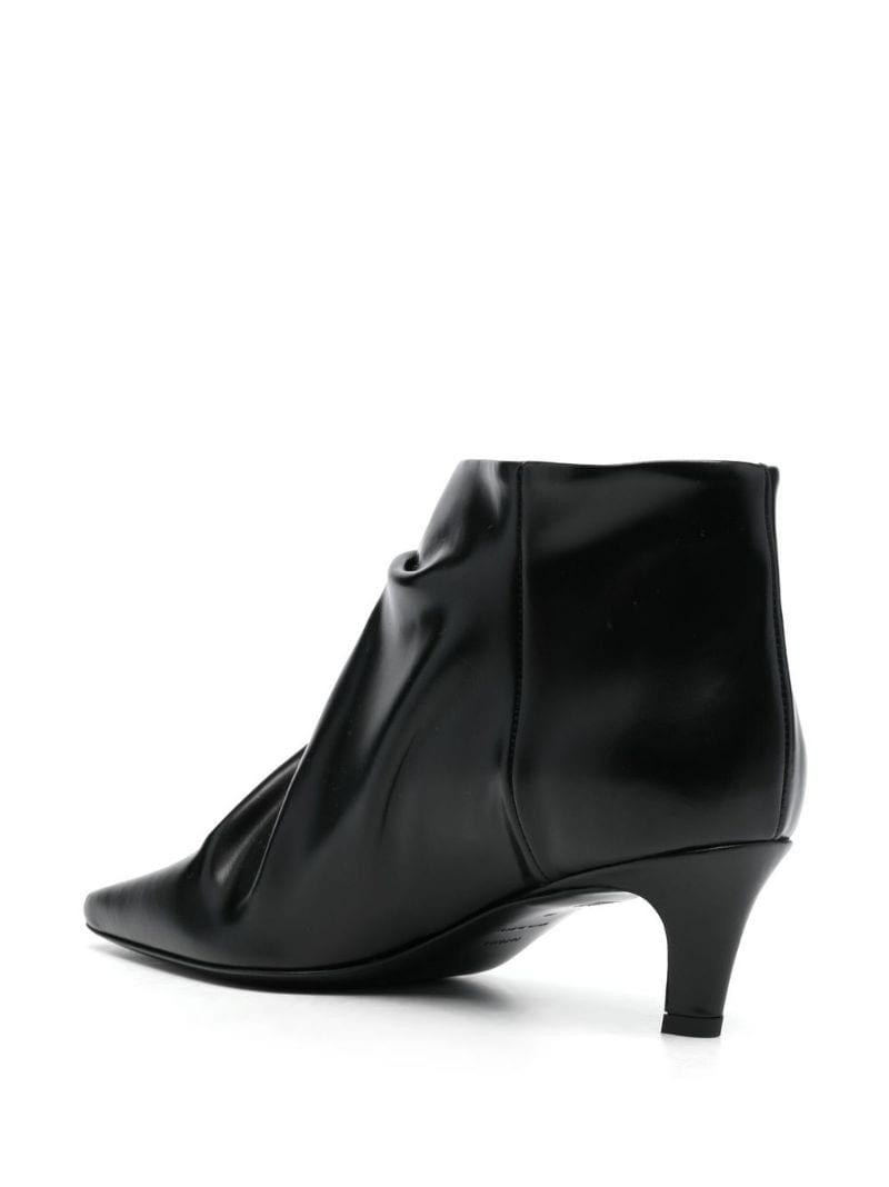 60mm leather ankle boots - 3