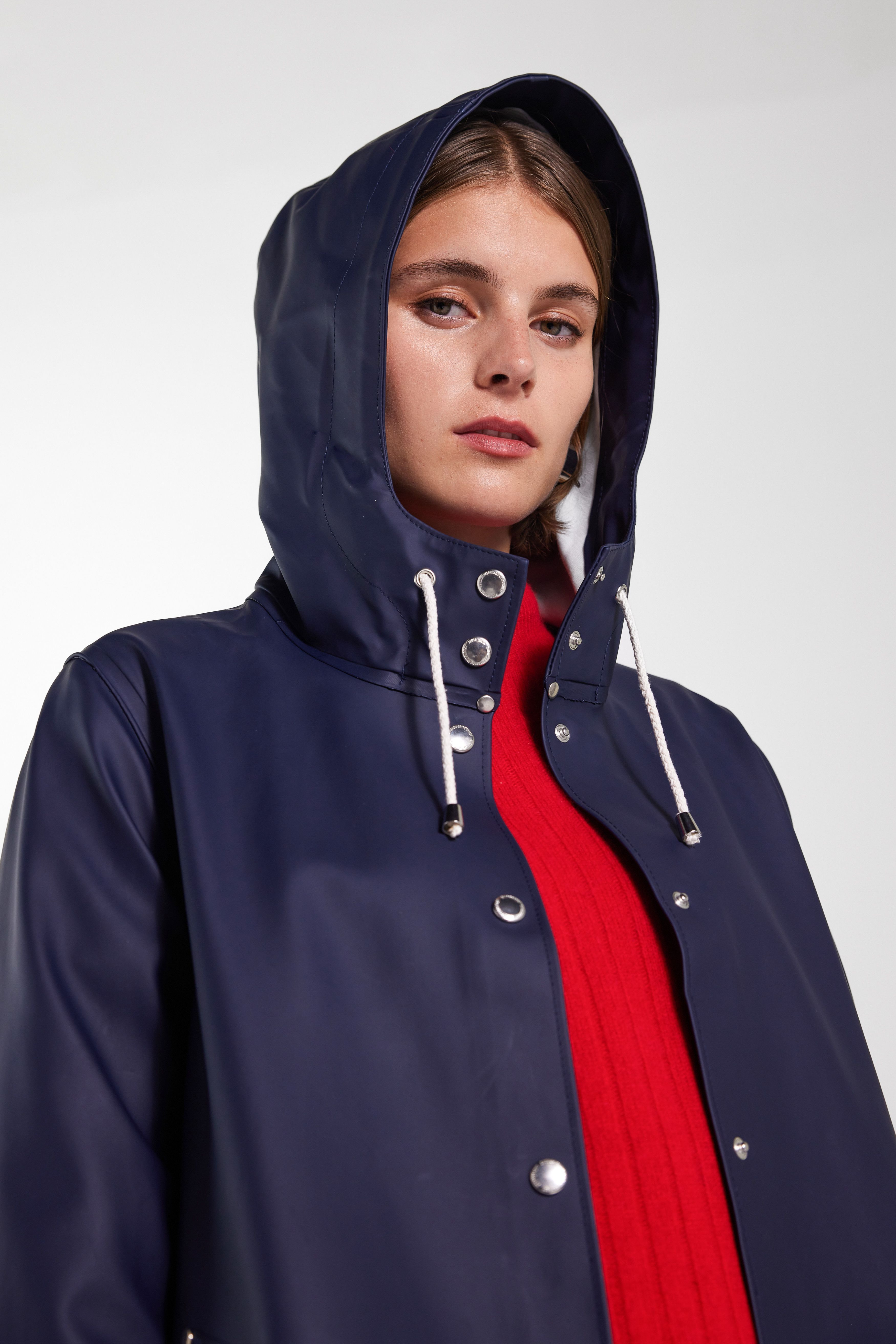 Mosebacke Raincoat Navy - 3