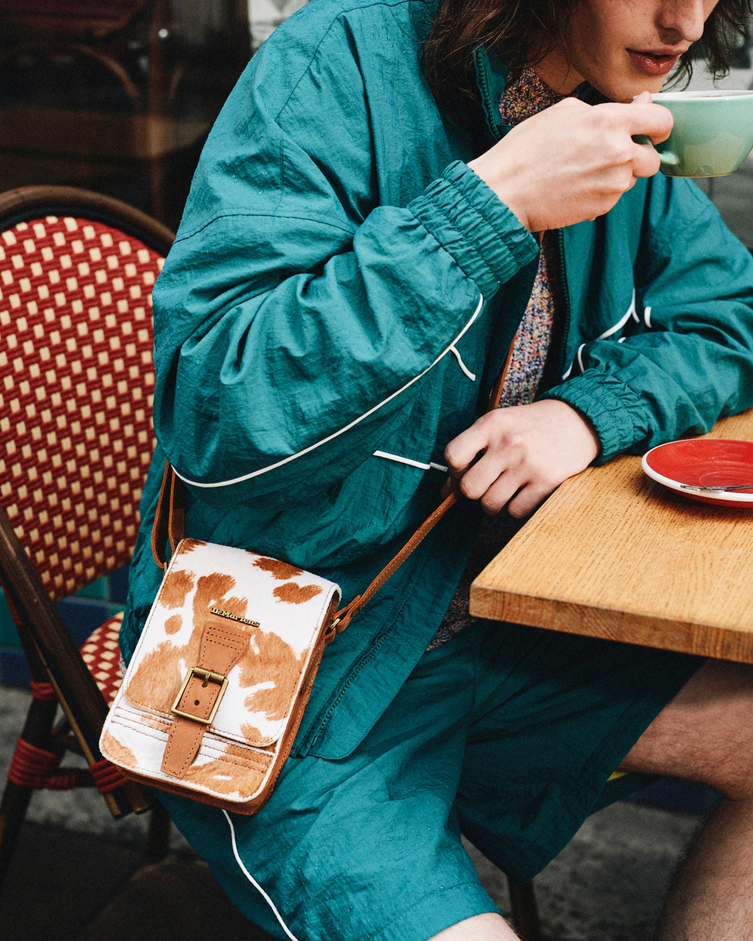 Hair-On Cow Print Vertical Crossbody Bag - 2