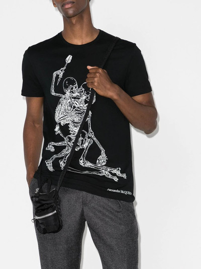 Alexander McQueen Lovers skeleton print T-shirt outlook