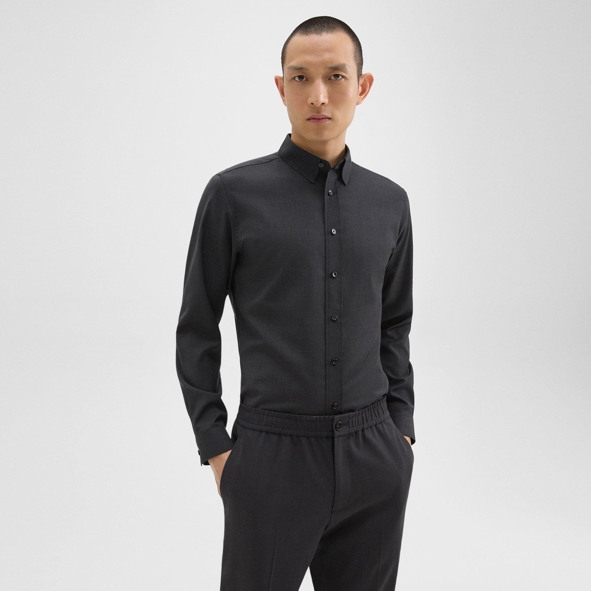 Hugh Shirt in Virgin Wool - 2