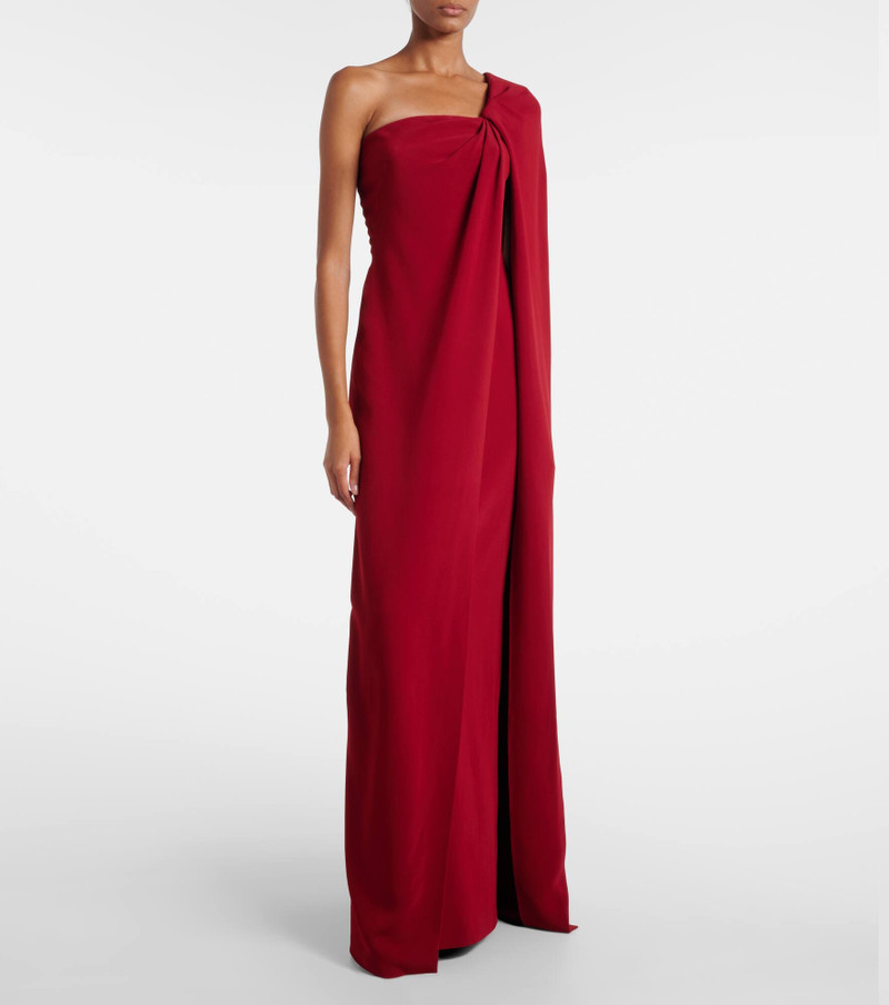 Givenchy Asymmetric caped maxi dress outlook