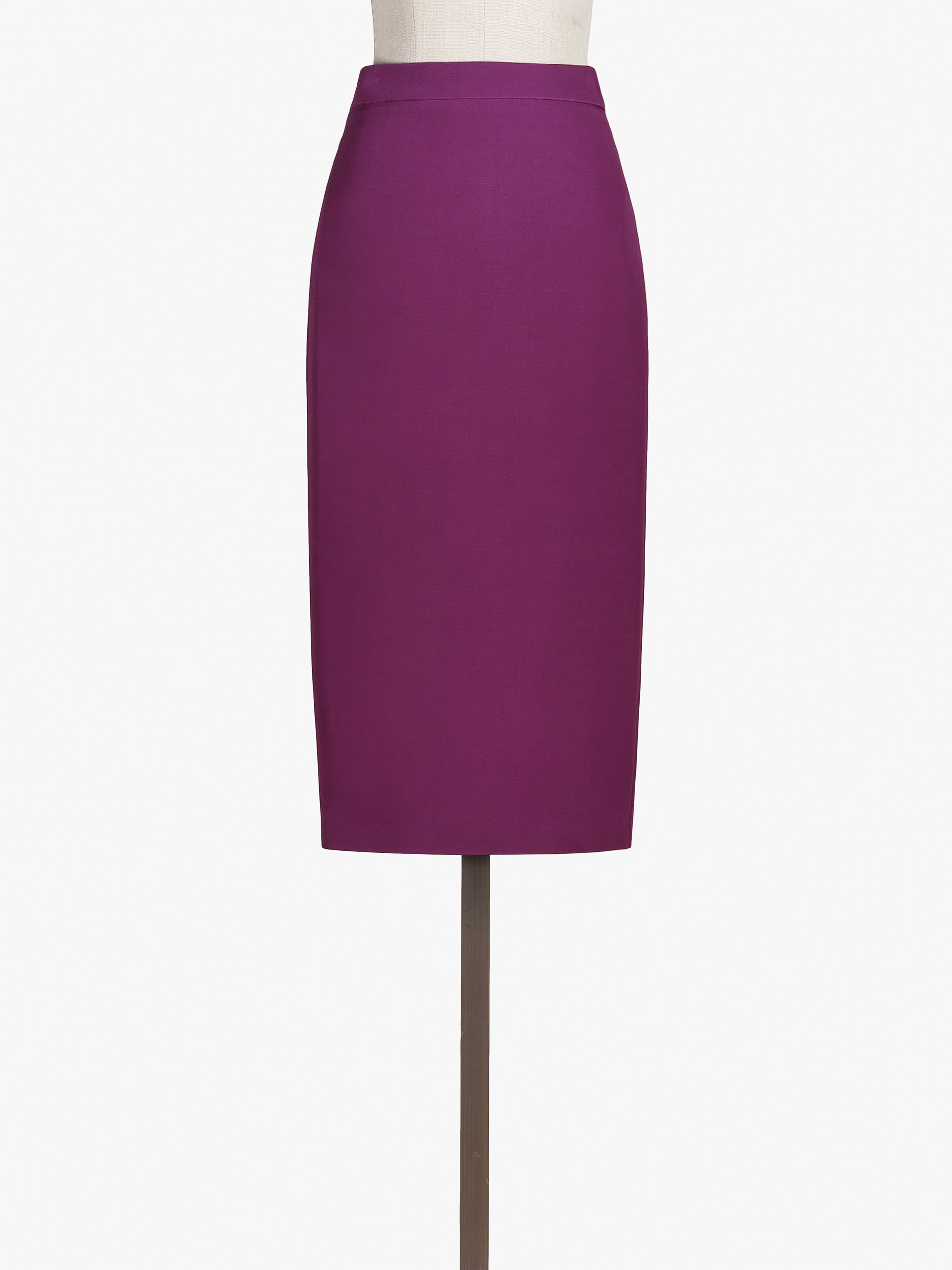 VIADANA Wool and silk midi skirt - 1