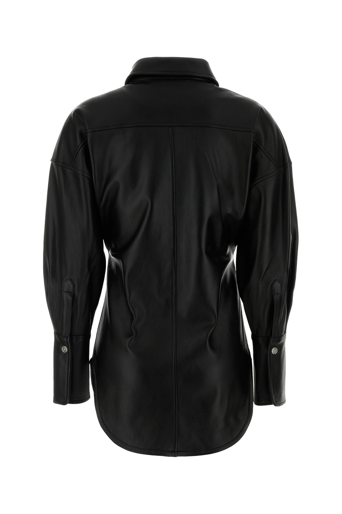 Black leather shirt - 2