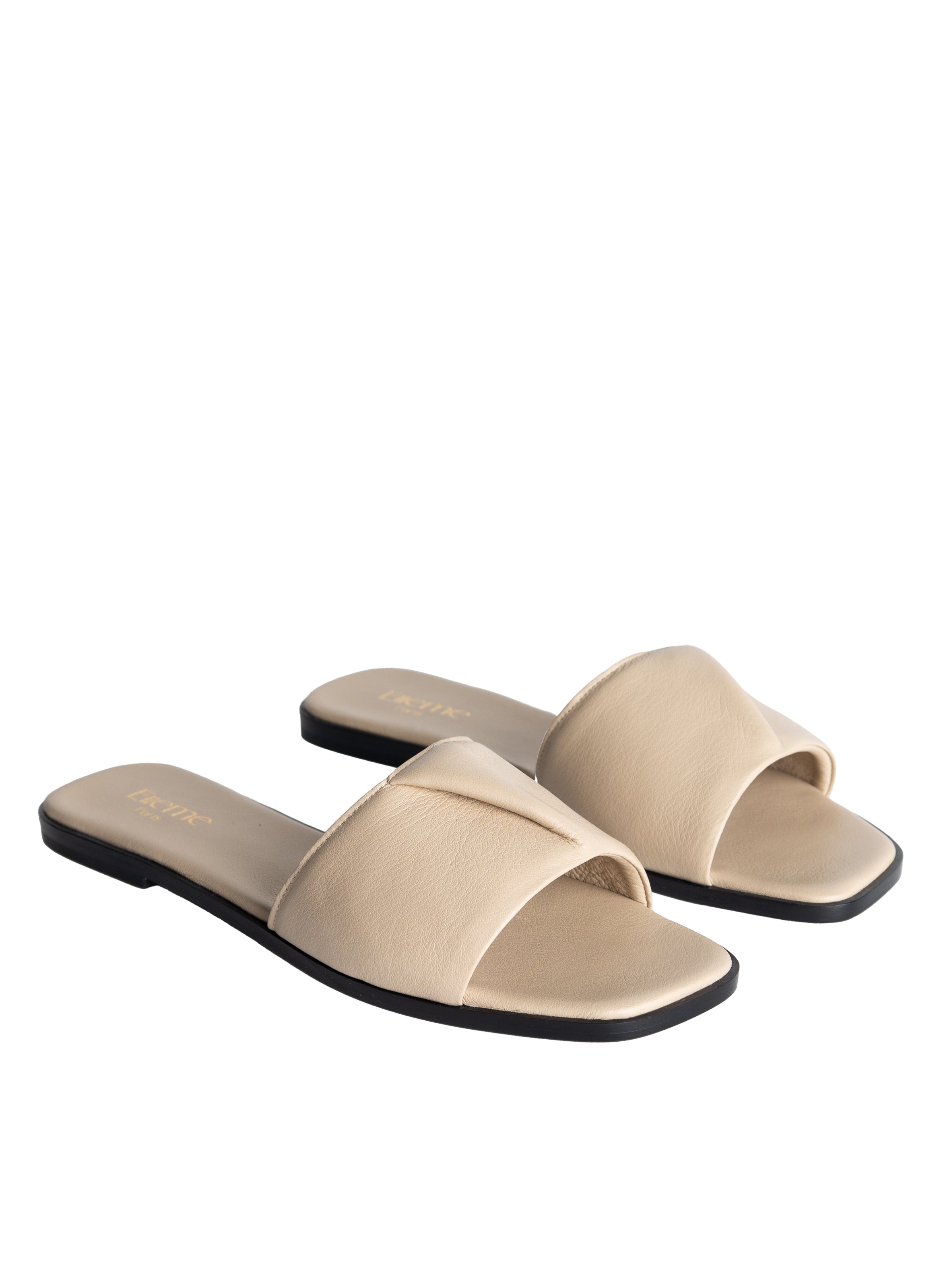 Fold Sandal Cream/Black - 1