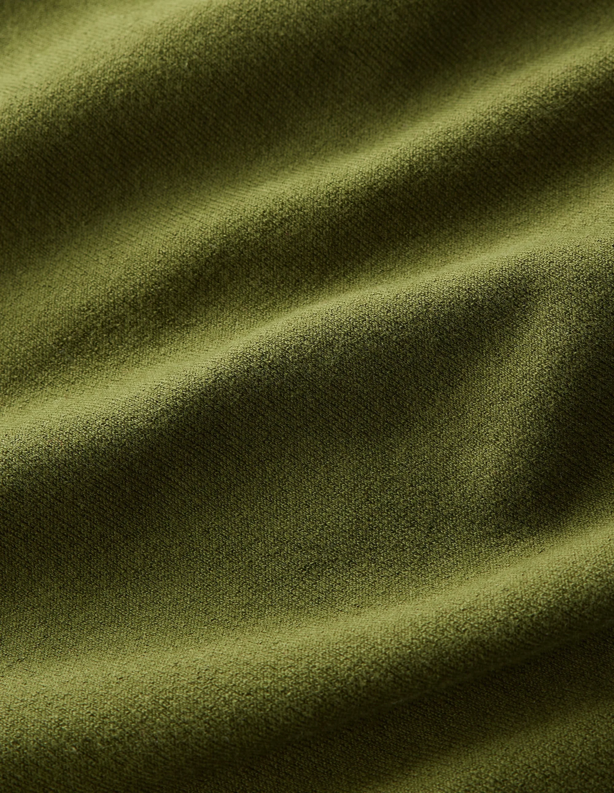 Camilla Cotton Crew Sweater-Forest Green - 1