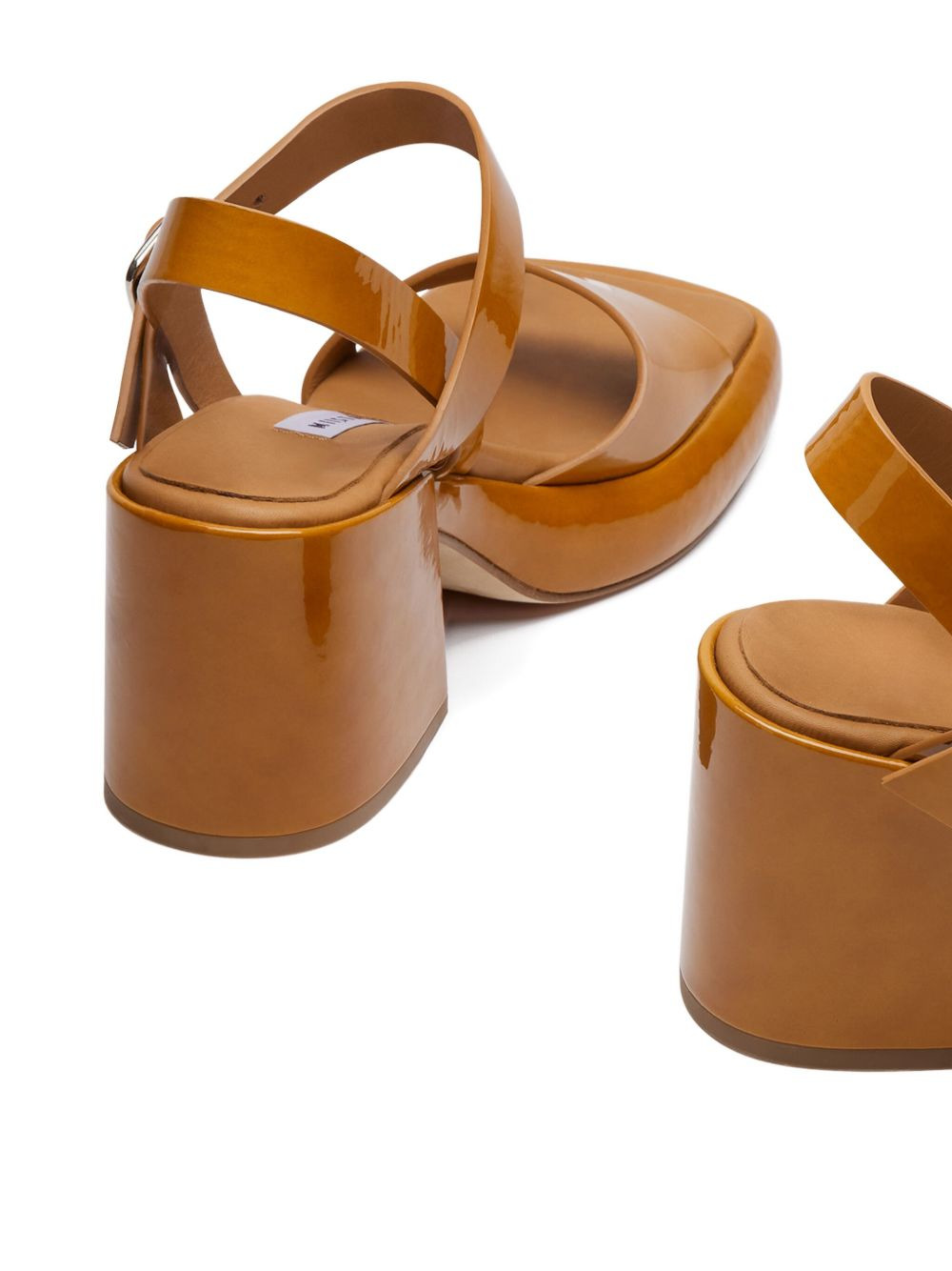 sling back heeled sandals - 4