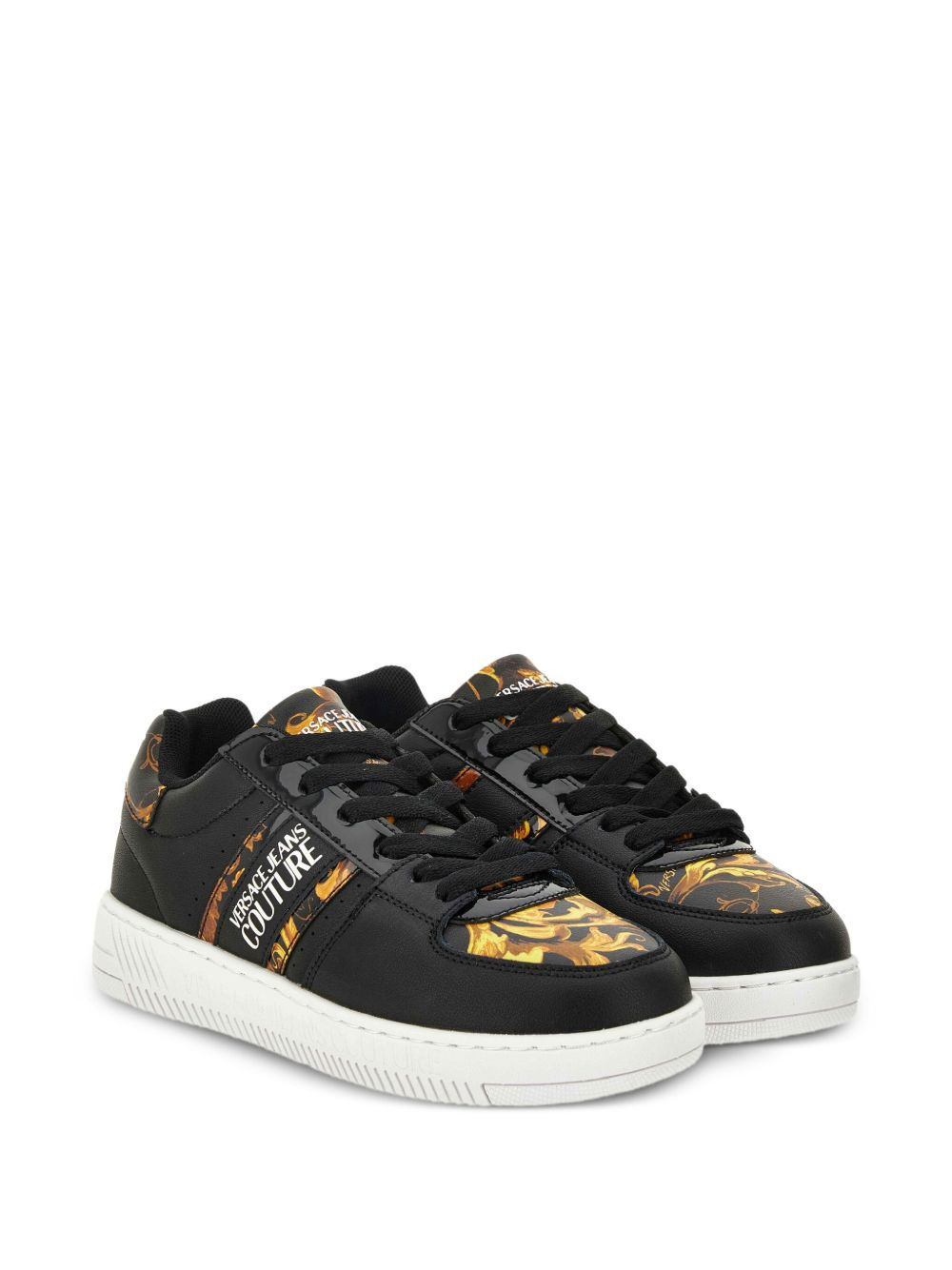 baroque-print trainers - 2