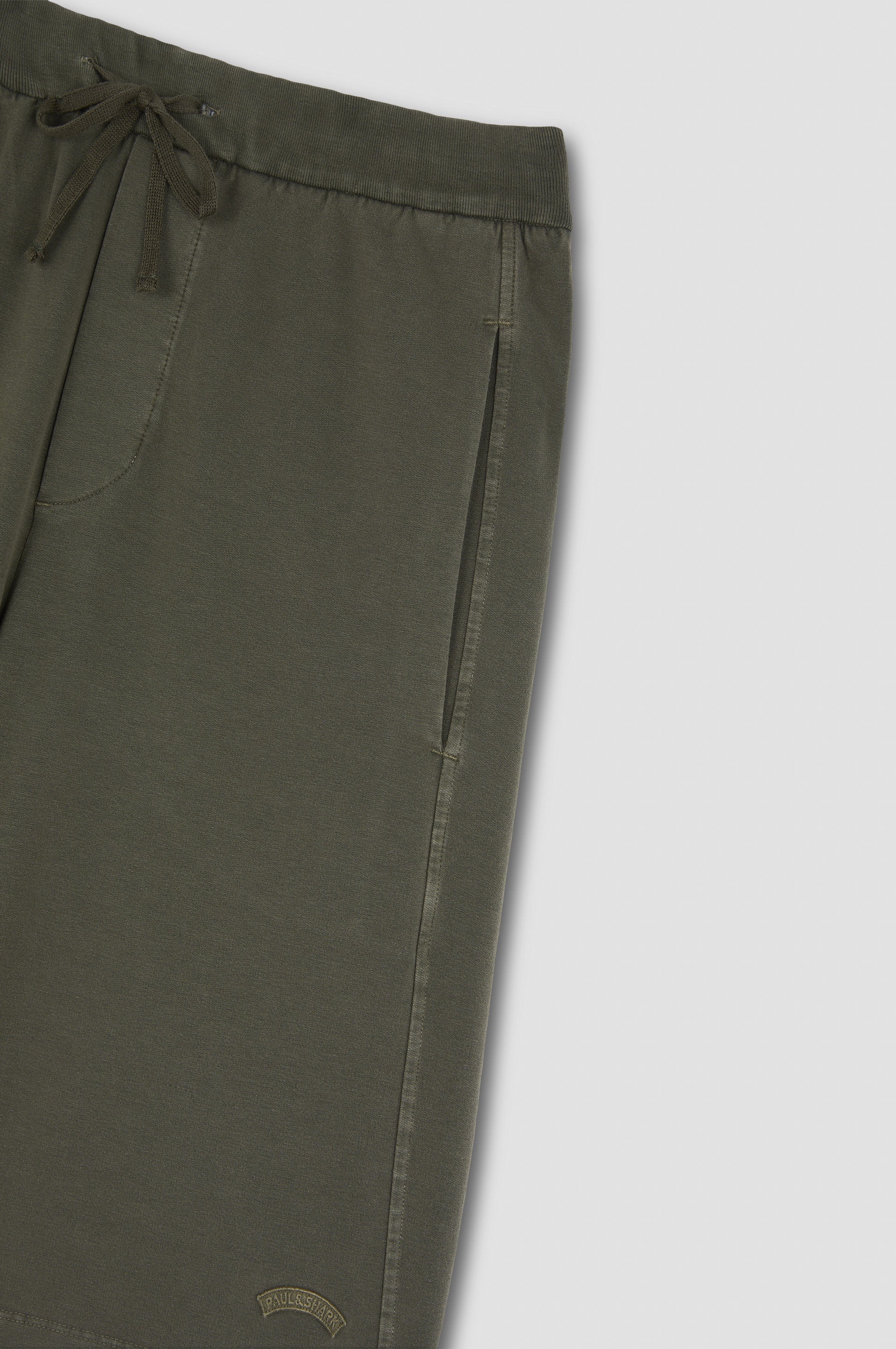 GARMENT-DYED BERMUDA IN X-SOFT FLEECE COTTON - 5