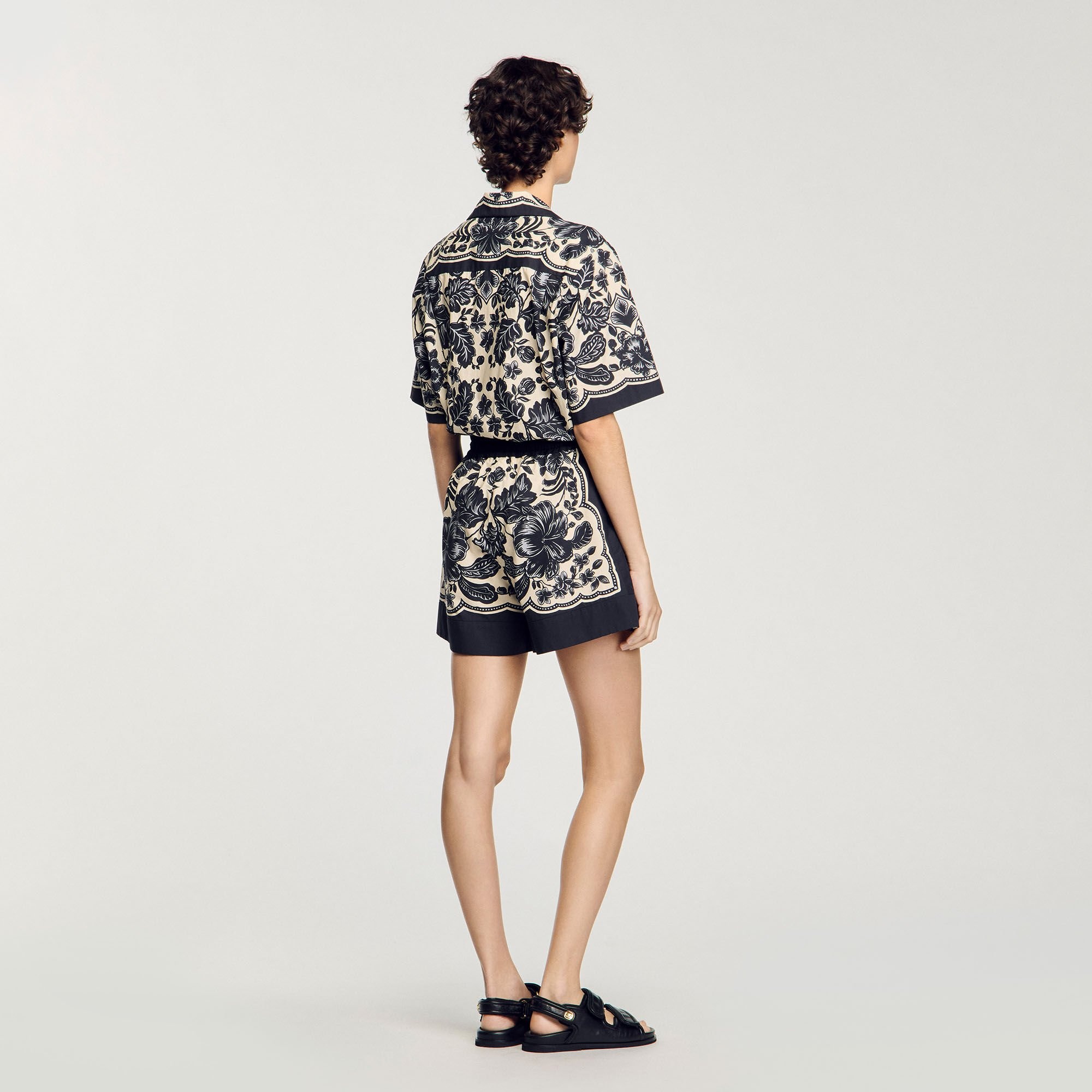 FLORAL PRINT SHORTS - 5