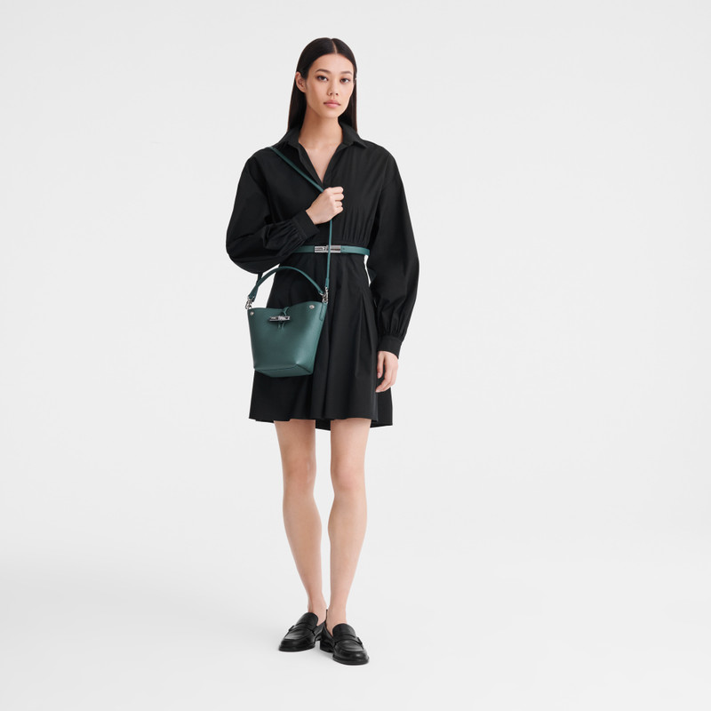 Longchamp Le Roseau XS Bucket bag Cedar - Leather outlook