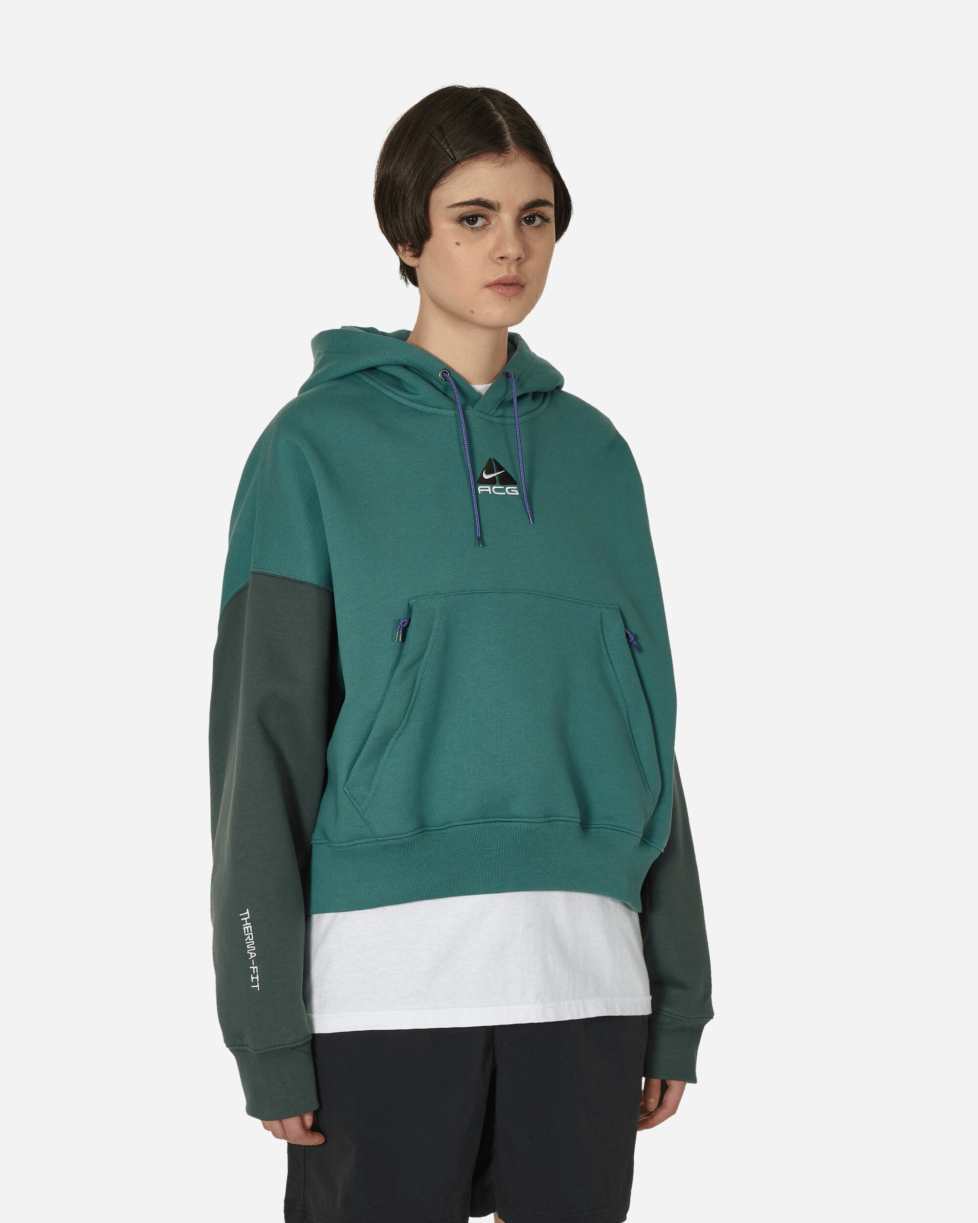 ACG Therma-FIT Fleece Hooded Sweatshirt Bicoastal / Vintage Green - 1