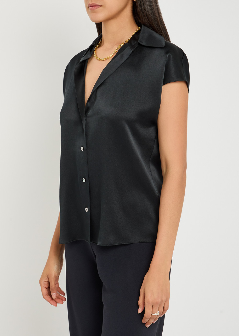 Vince Silk-satin Shirt - 2
