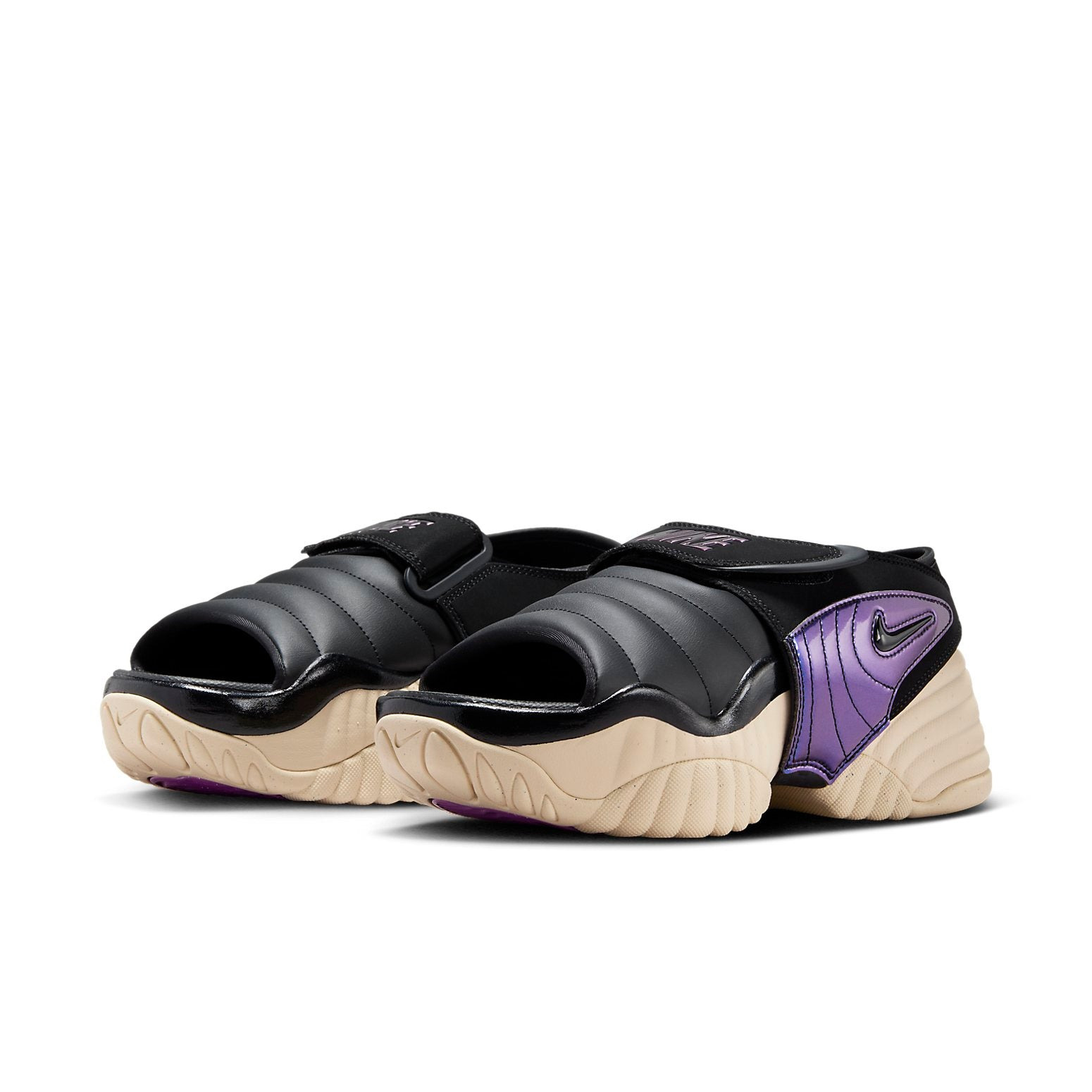 (WMNS) Nike Air Adjust Force Sandal 'Black' DV2136-900 - 3